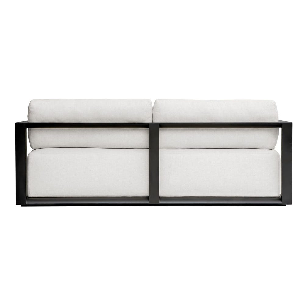 Uttermost Remsen Outdoor Black/Oyster Sofa