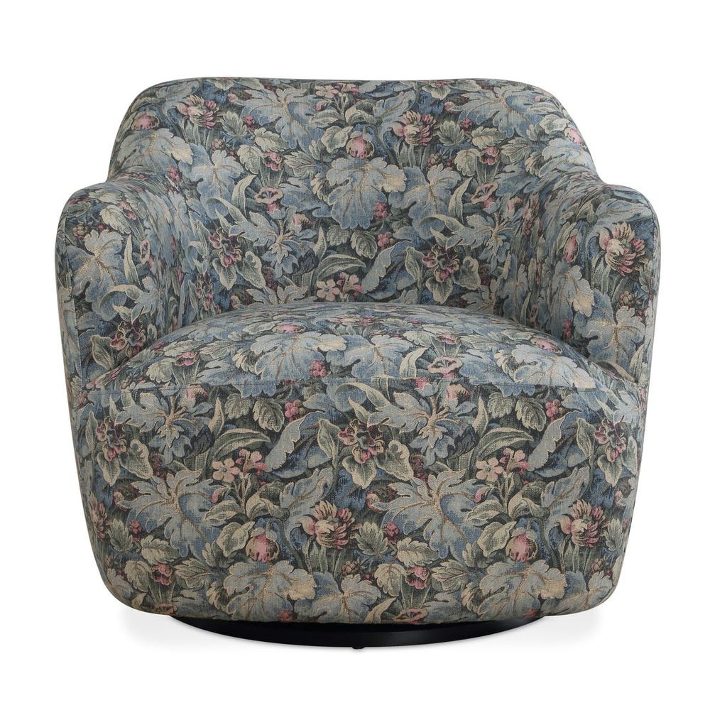 Uttermost Ansel Tapestry Swivel Chair