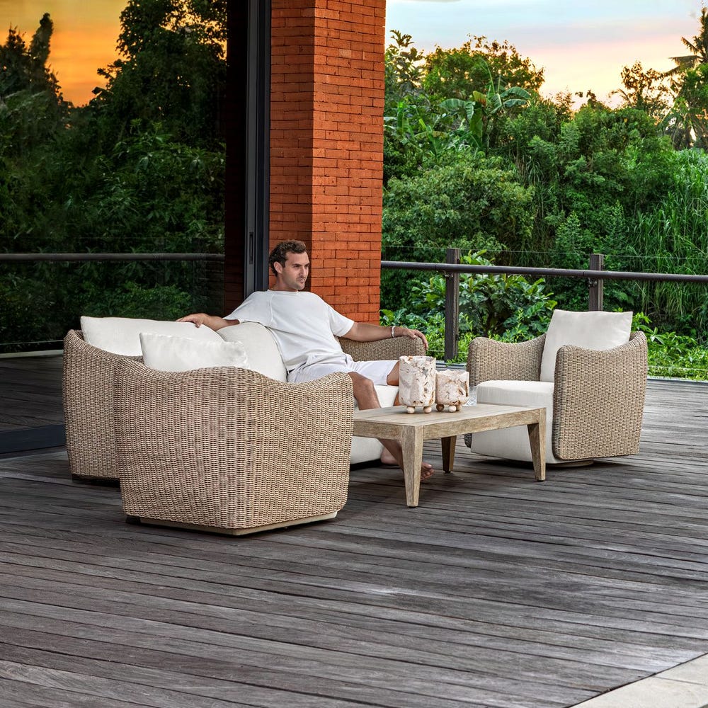 Uttermost Sunset Wicker Outdoor Sofa