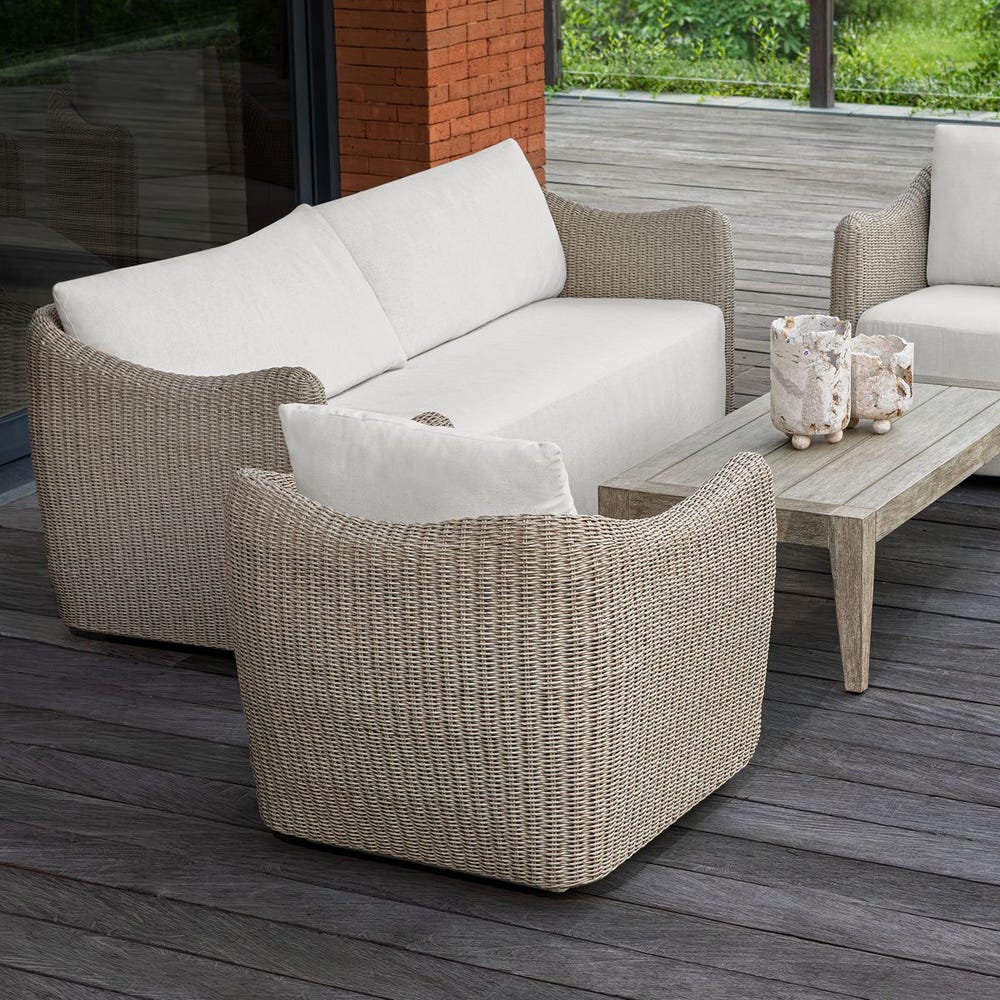 Uttermost Sunset Wicker Outdoor Sofa