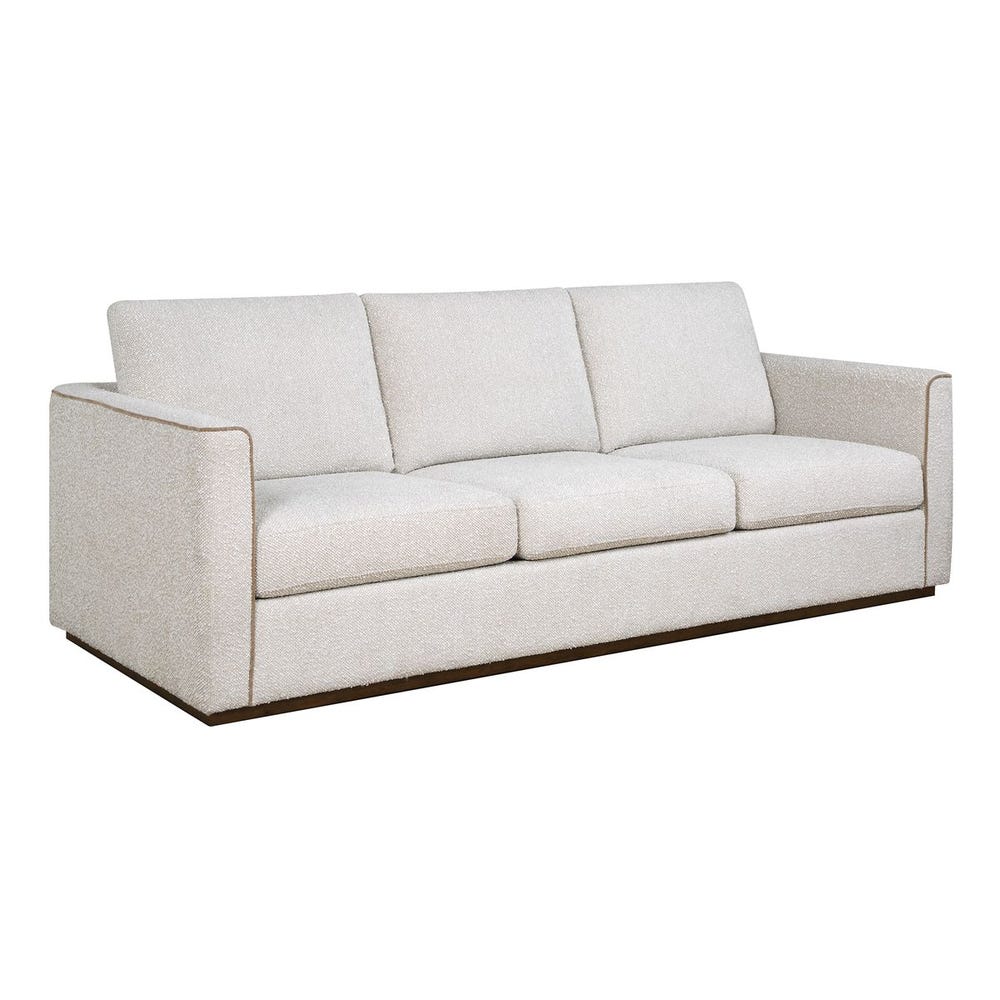 Uttermost Lorien Cream Boucle Sofa