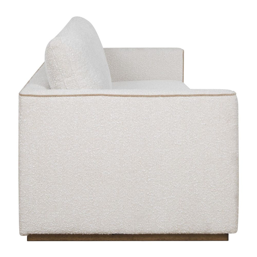 Uttermost Lorien Cream Boucle Sofa