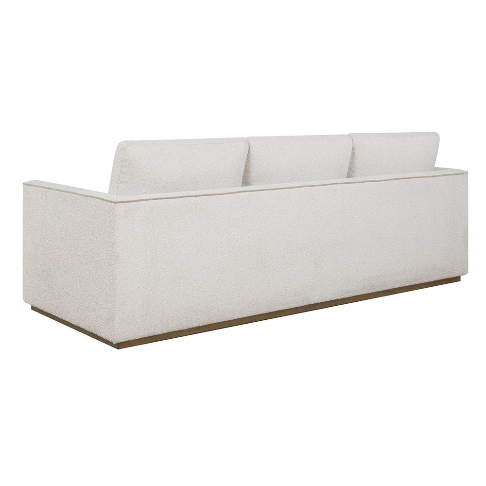 Uttermost Lorien Cream Boucle Sofa
