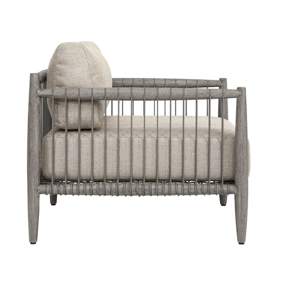 Uttermost Borneo Outdoor Dove Lounge Chair
