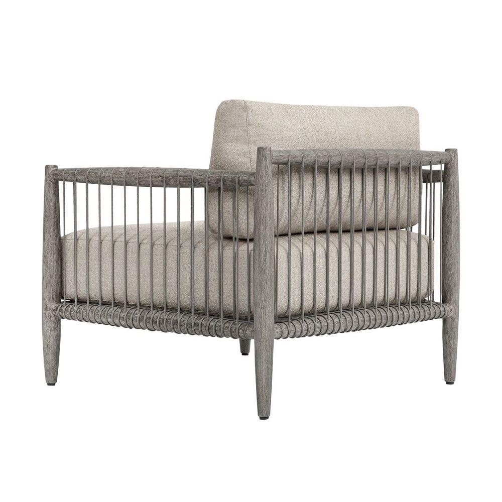 Uttermost Borneo Outdoor Dove Lounge Chair