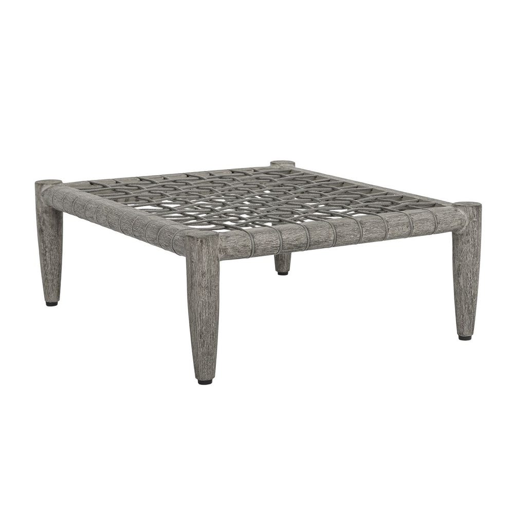Uttermost Borneo Outdoor Dove Ottoman