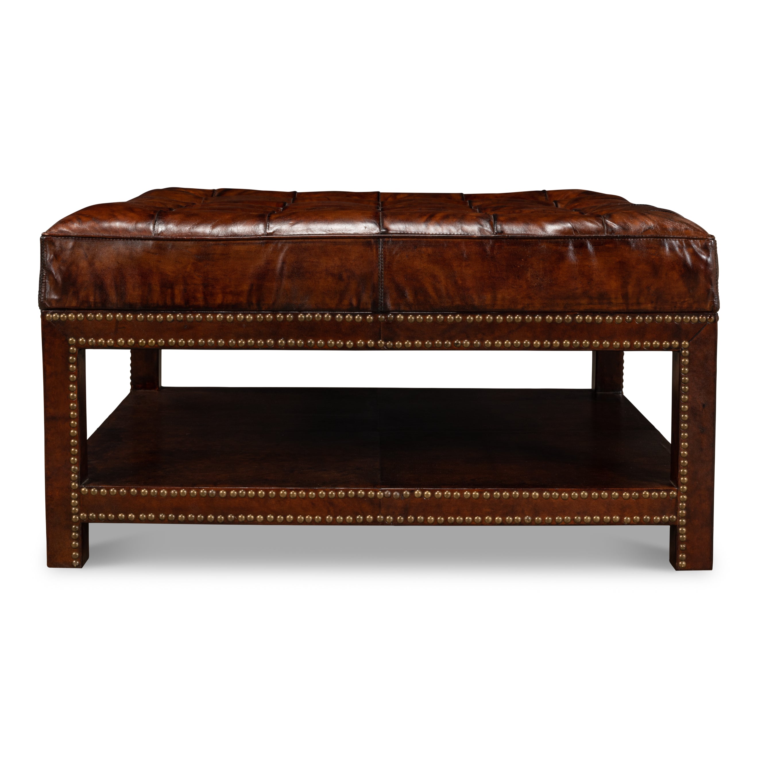 Vintage Tufted Ottoman