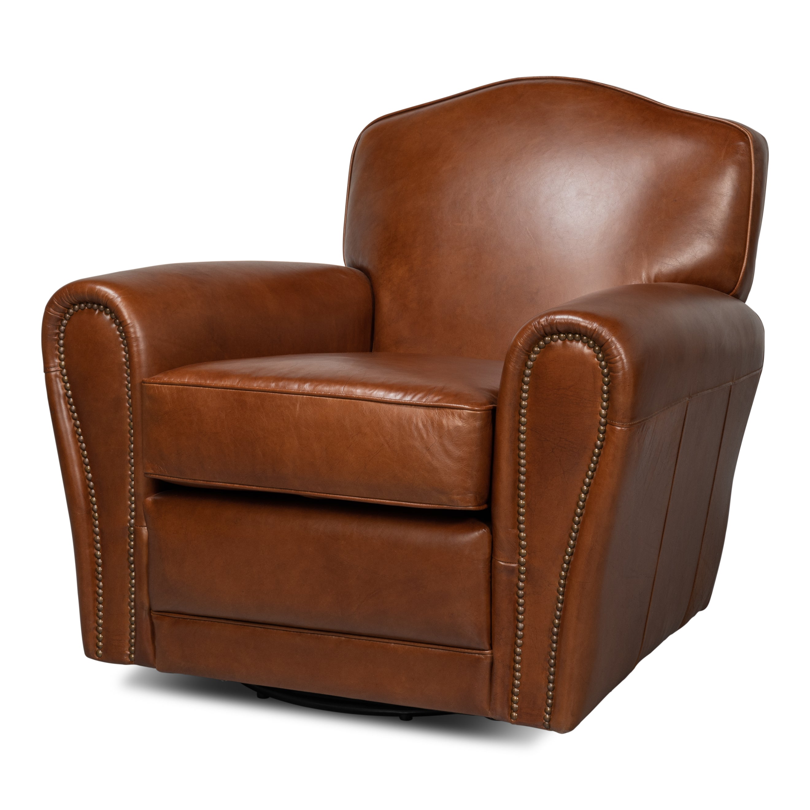Elite French Club Swivel Chair