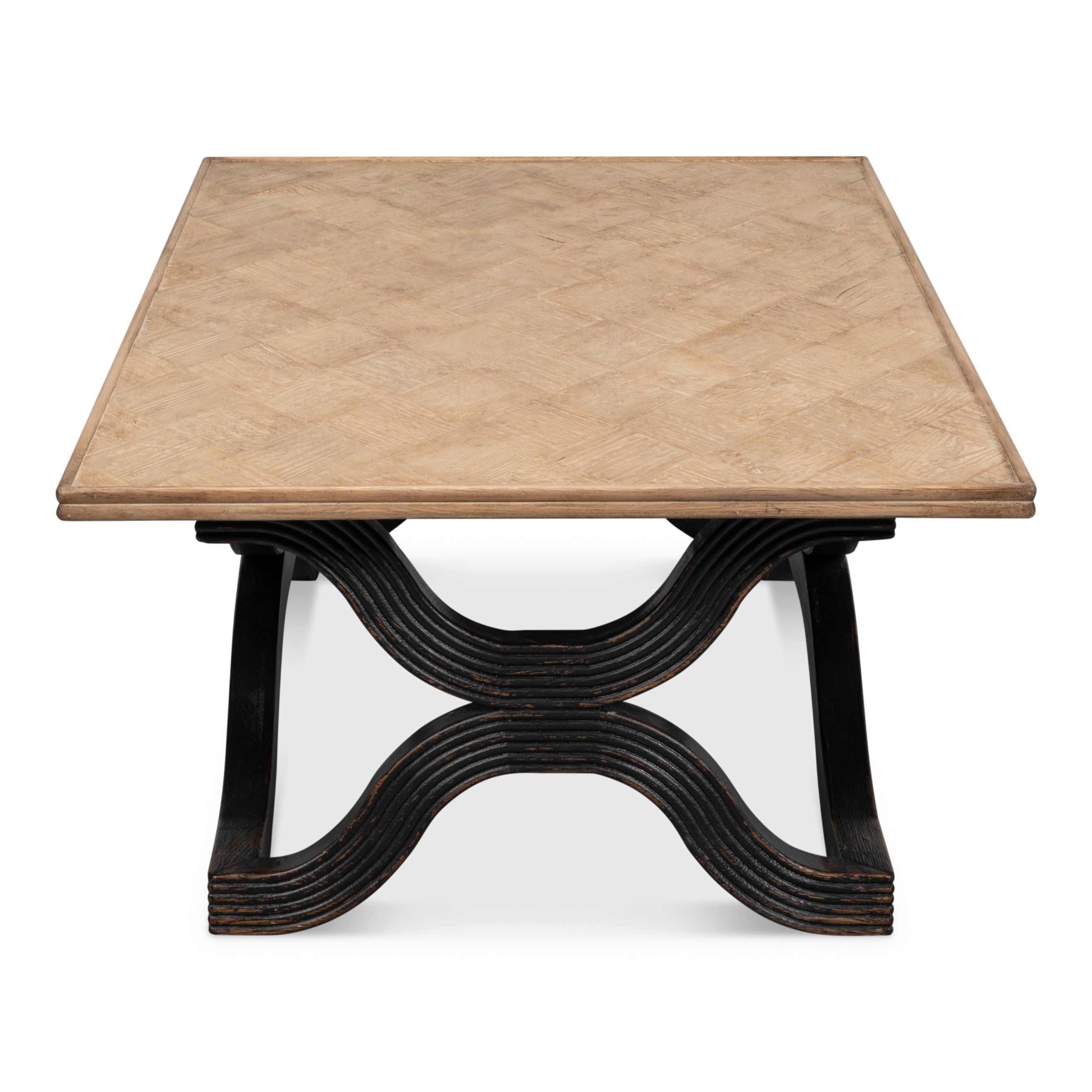 Wavy Coffee Table - Antique Black