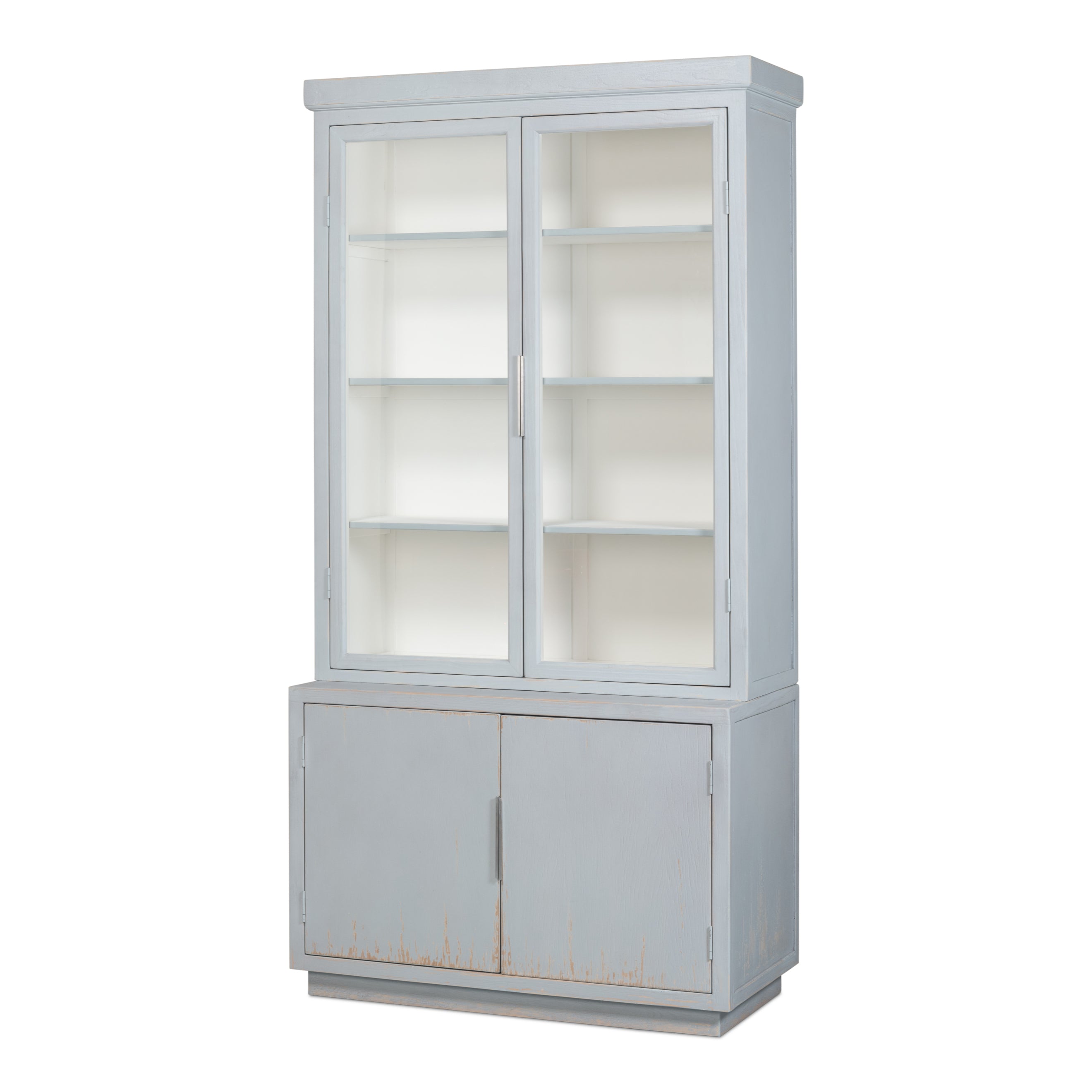 Maldives 2-Door Bookcase - Blue