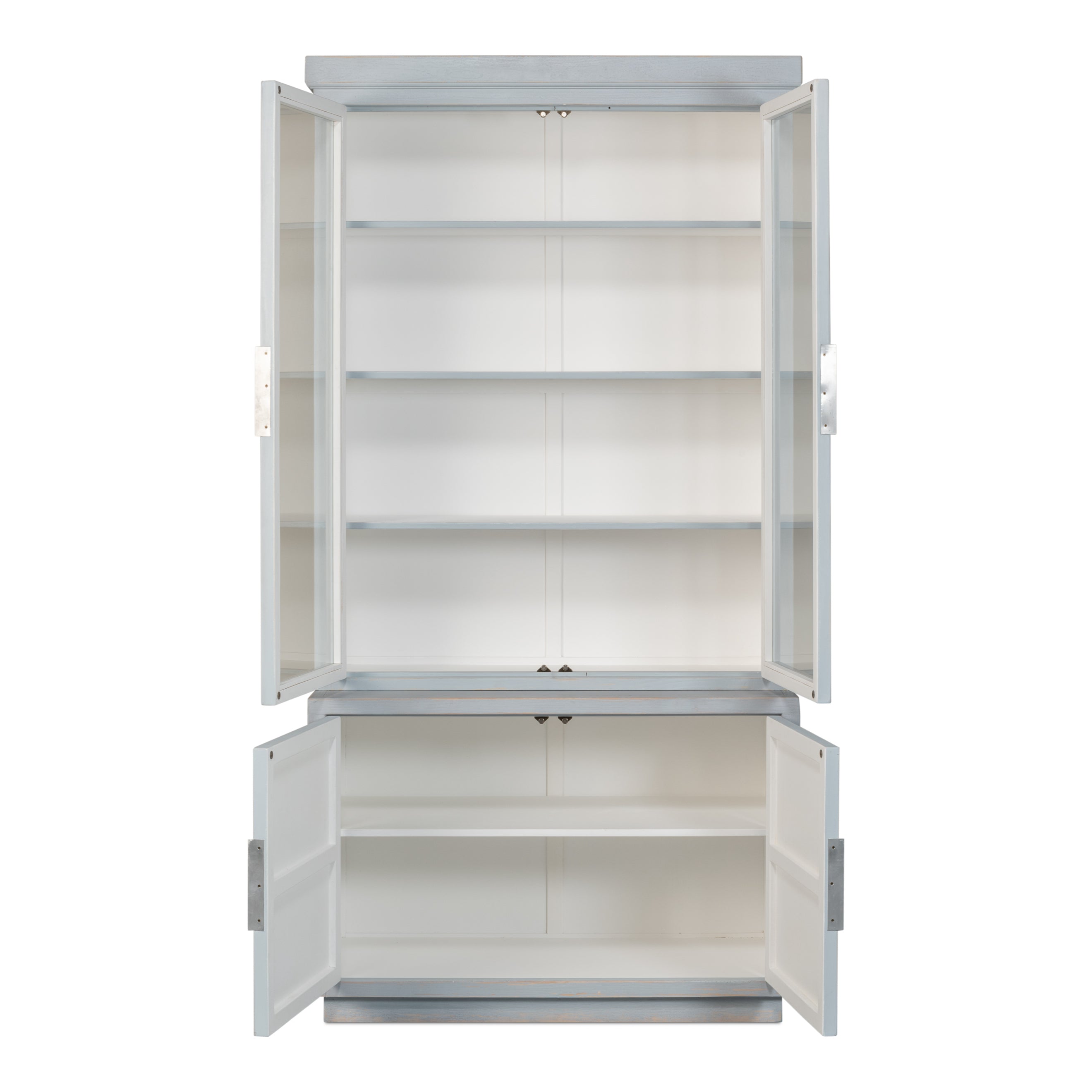 Maldives 2-Door Bookcase - Blue