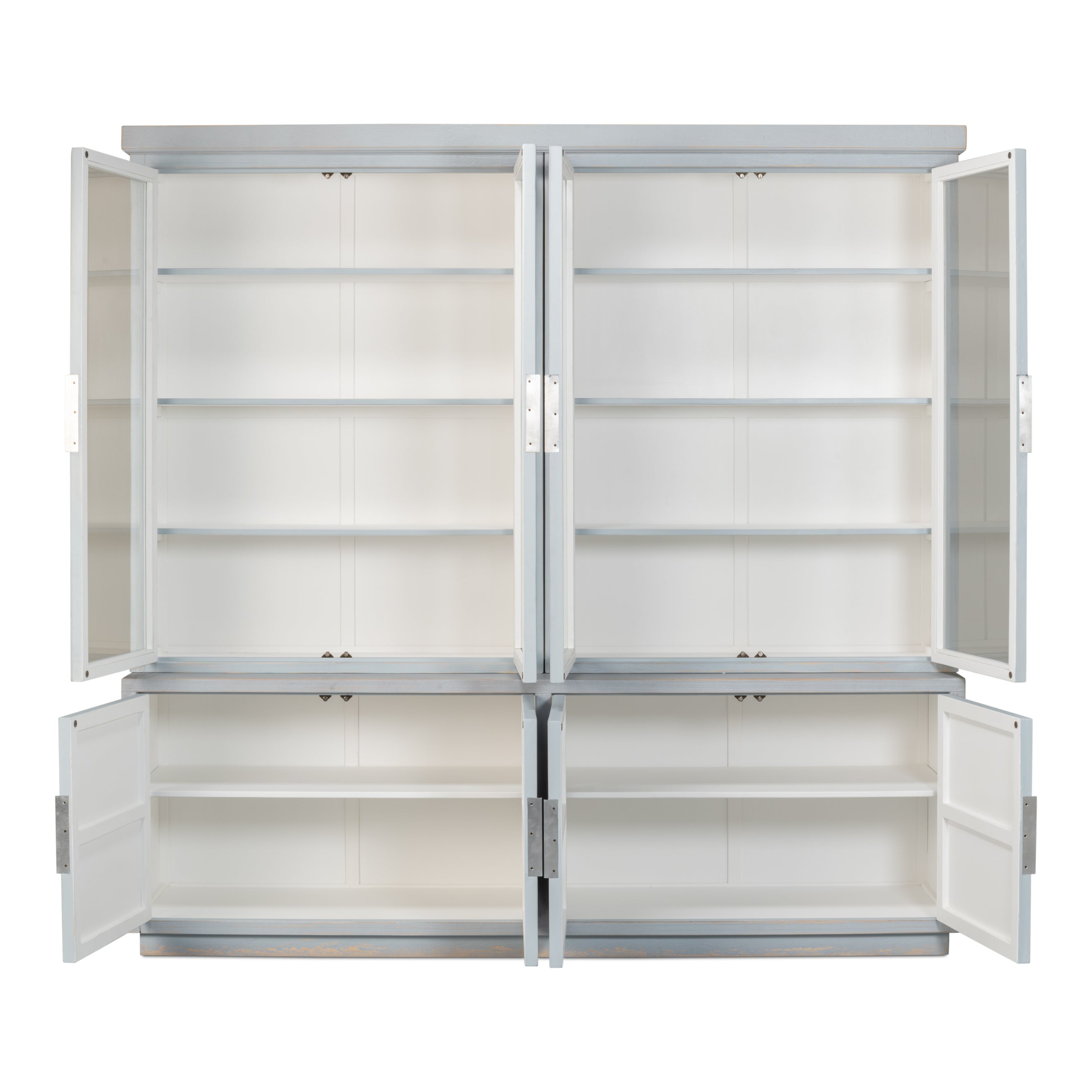 Maldives 4-Door Bookcase - Blue