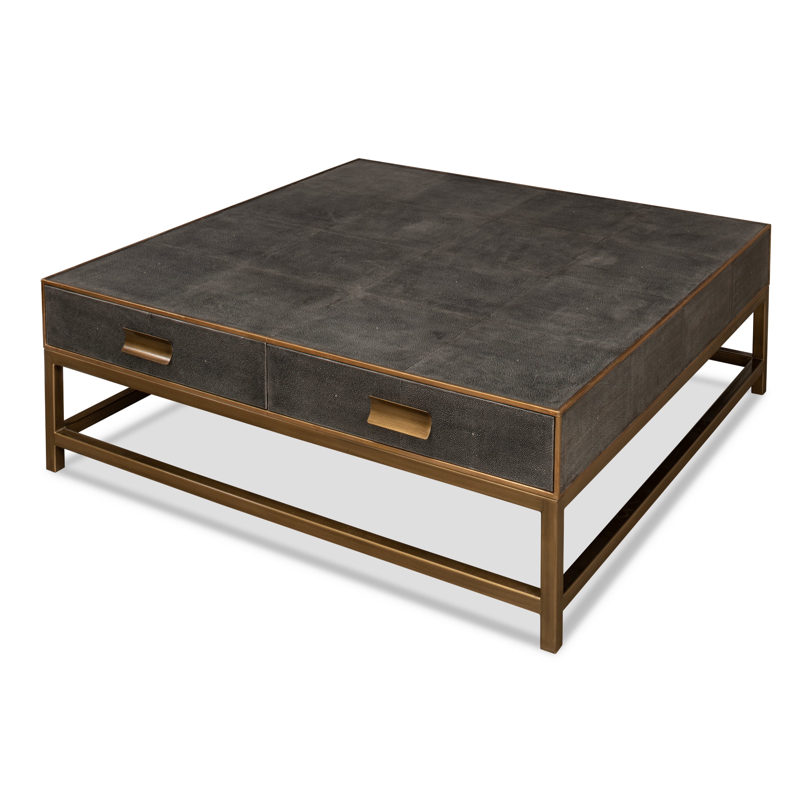 Gideon Shagreen Square Coffee Table