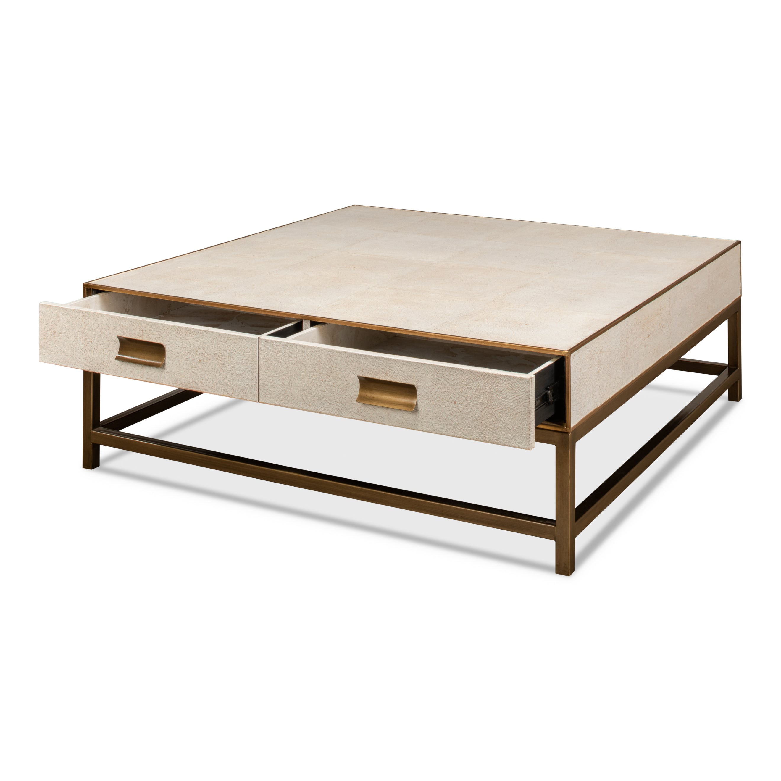 Gideon Shagreen Square Coffee Table