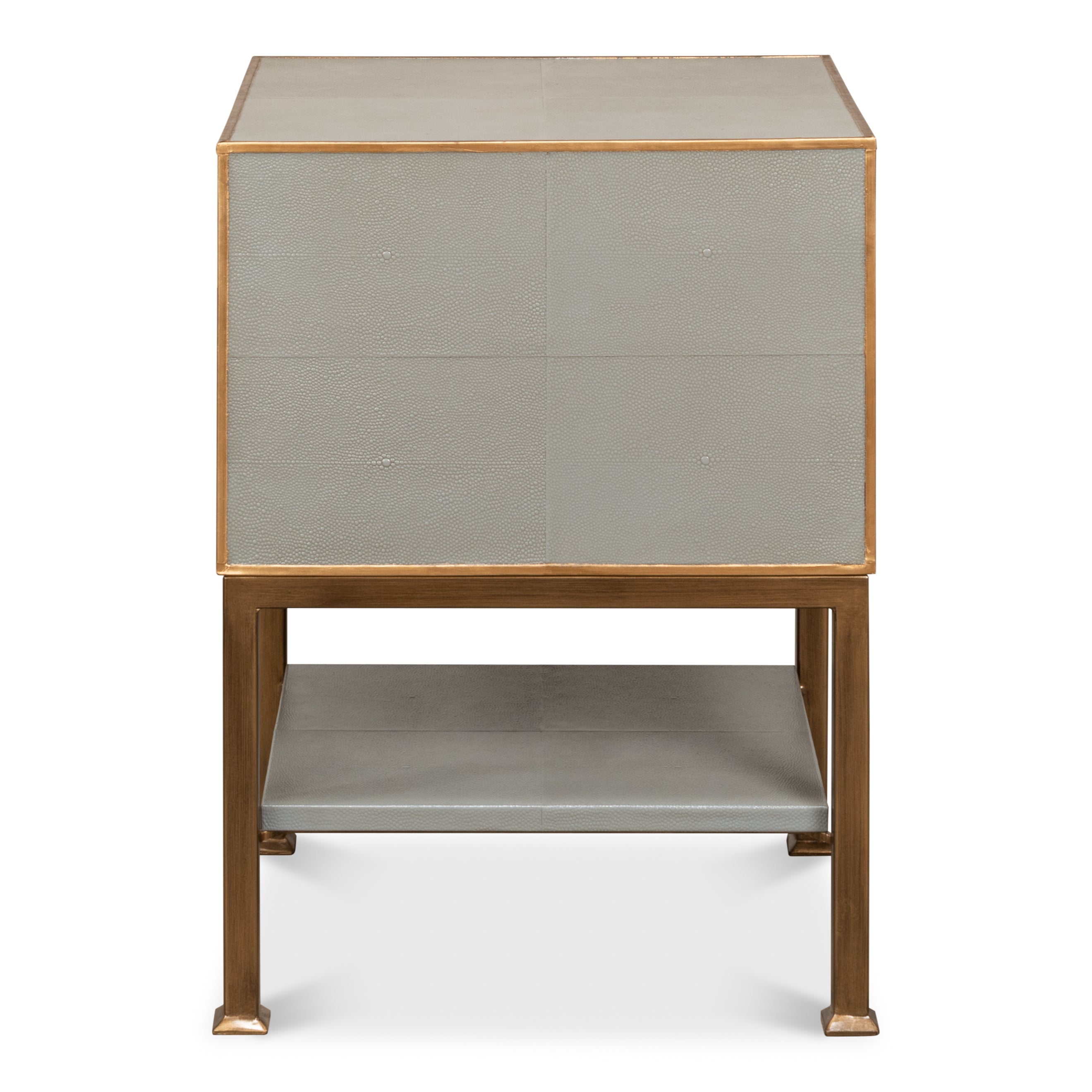 Gillian 2-Drawer Nightstand - Storm Grey