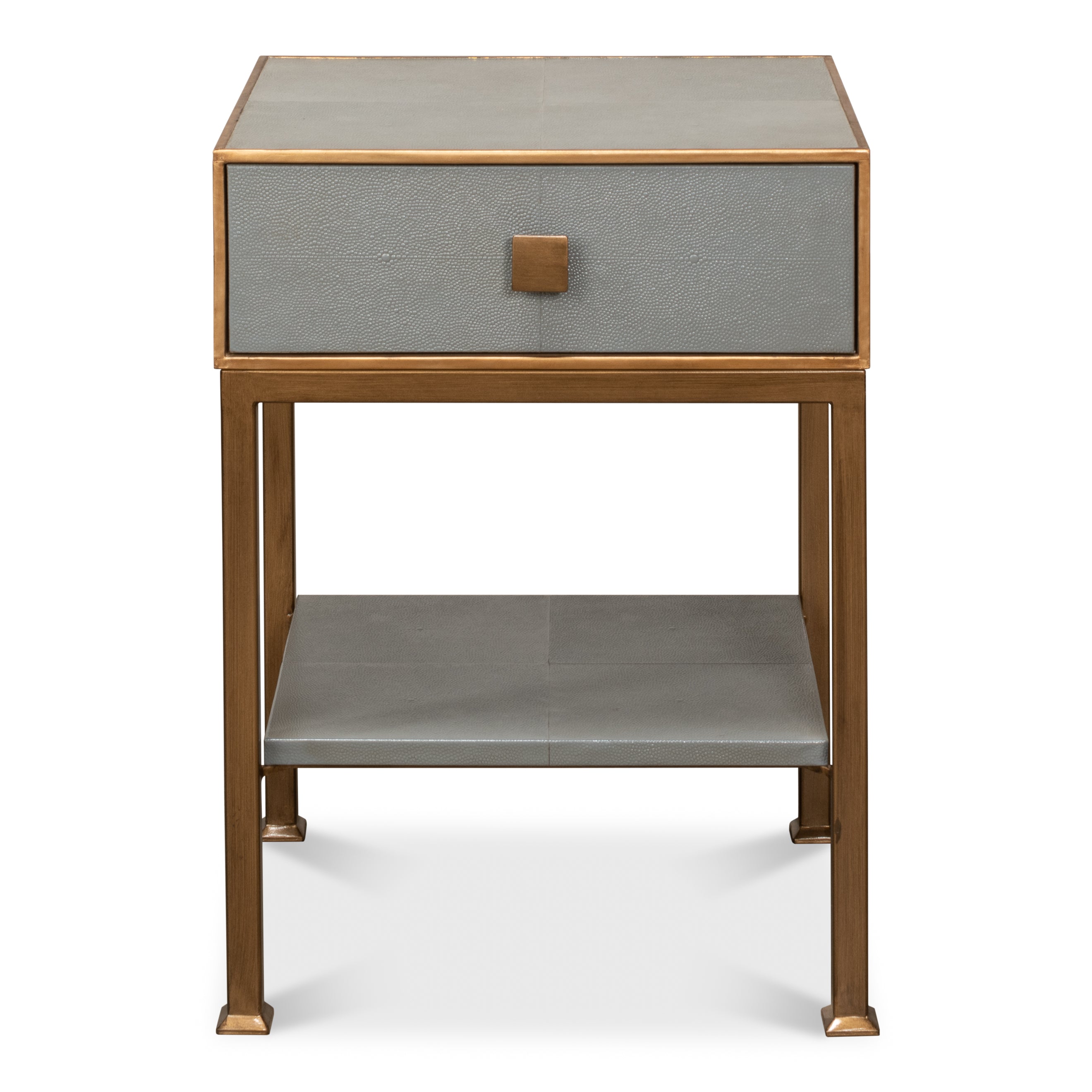 Gillian 1-Drawer Nightstand - Storm Grey