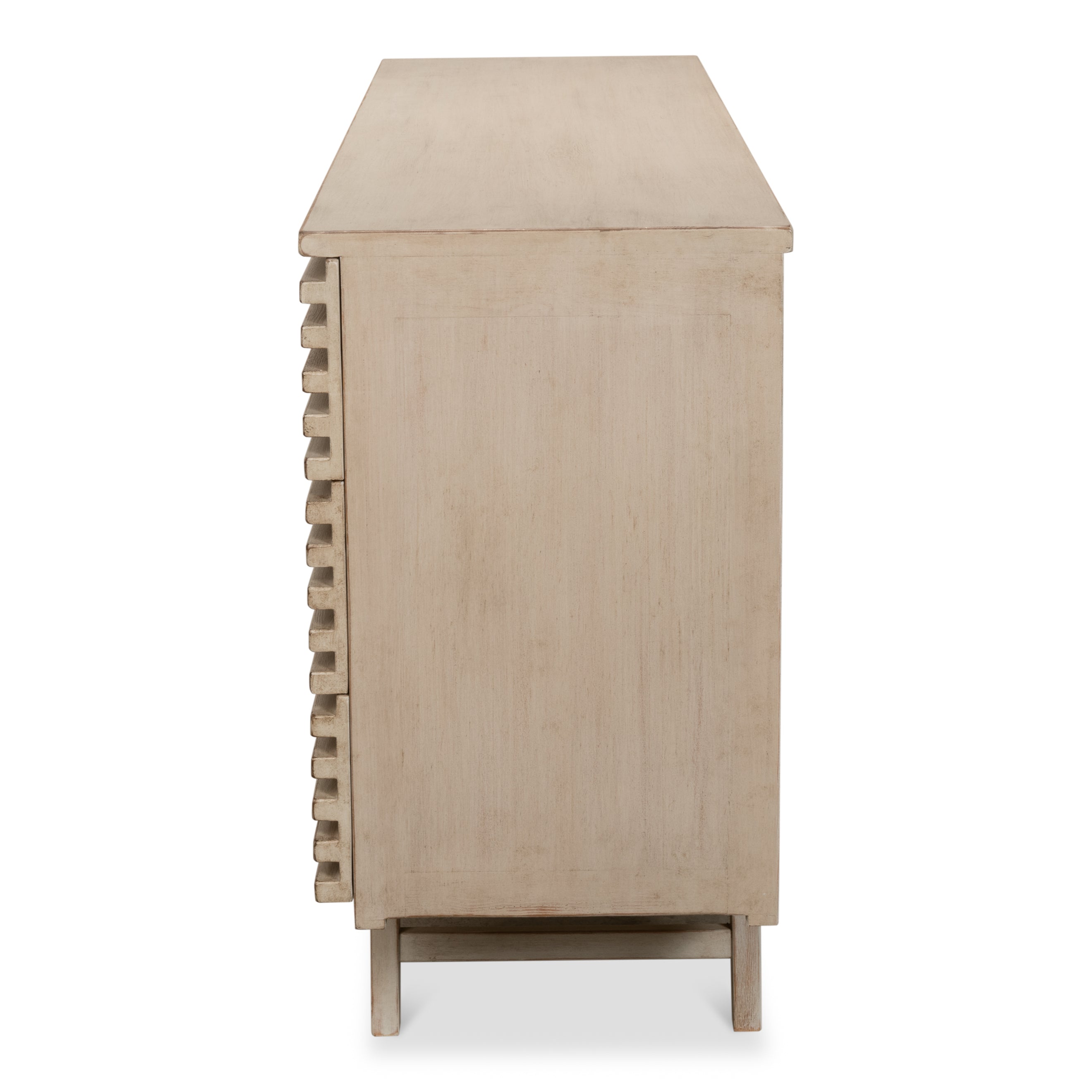 Ribbed 9 Drawer Commode