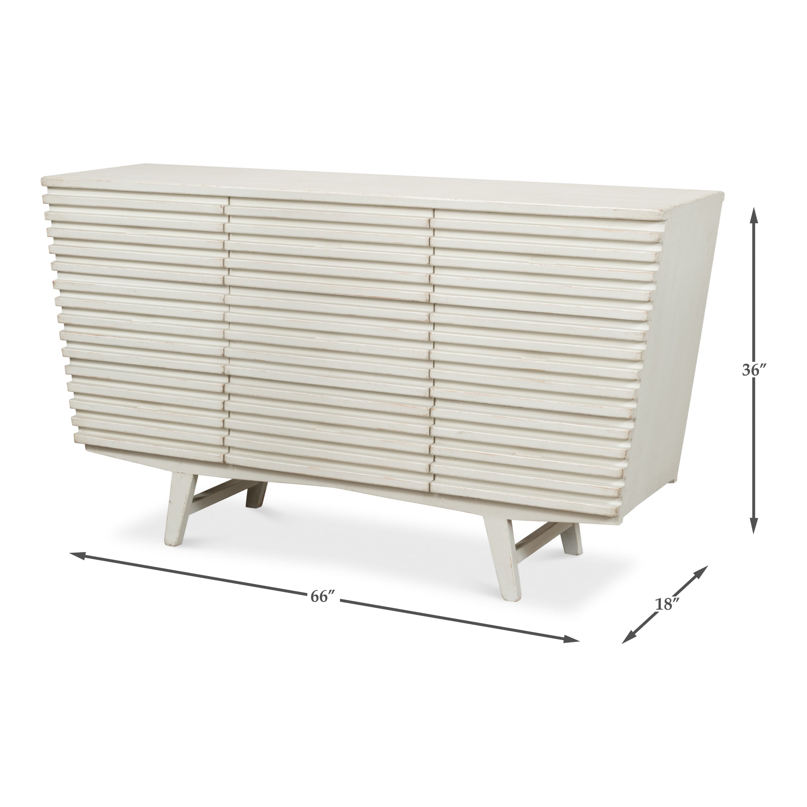 Ribbed 9 Drawer Commode