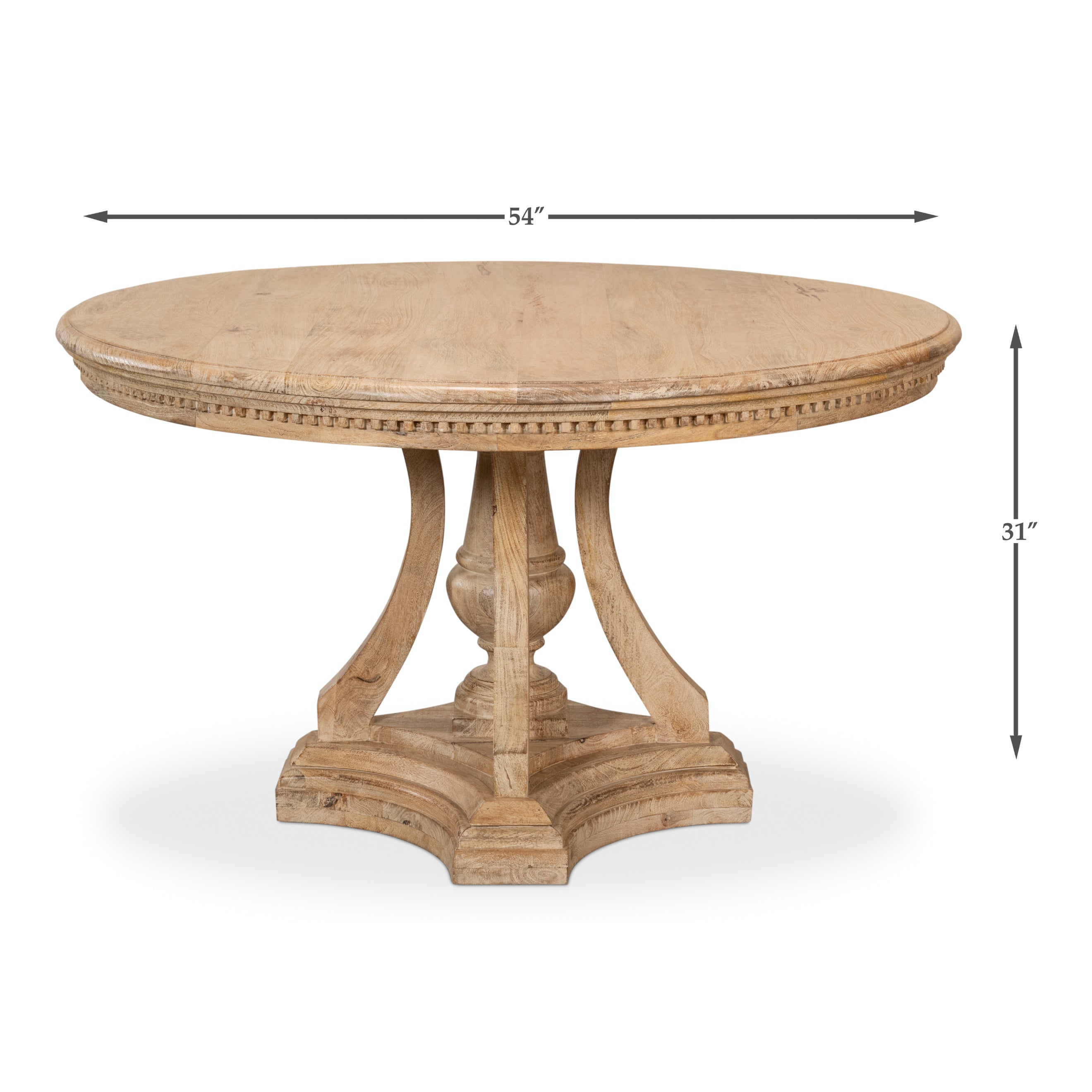 Chantal Pedestal Dining Table