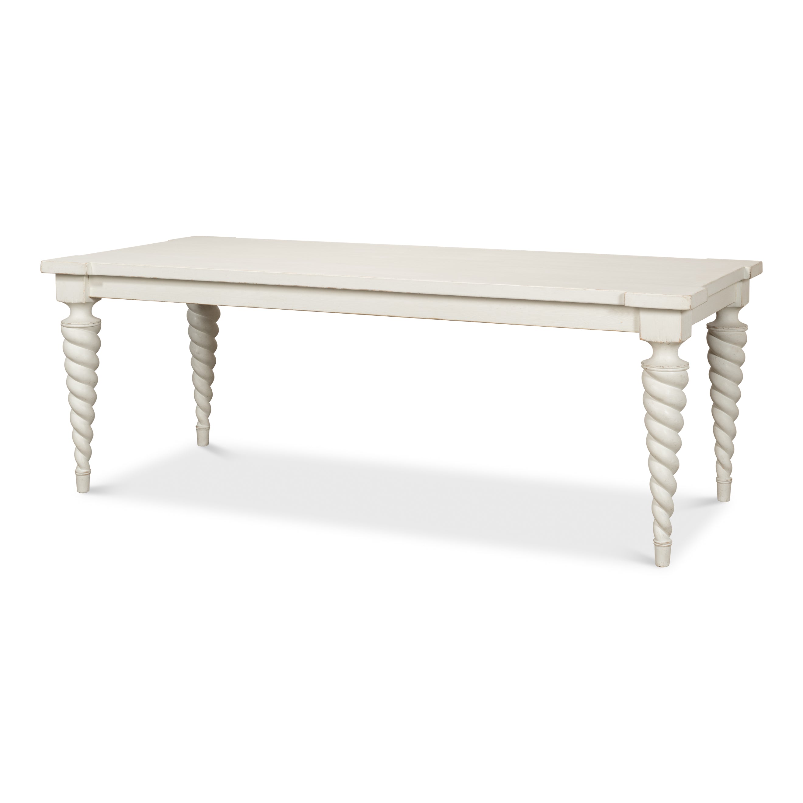 Teagan Dining Table - Antique White