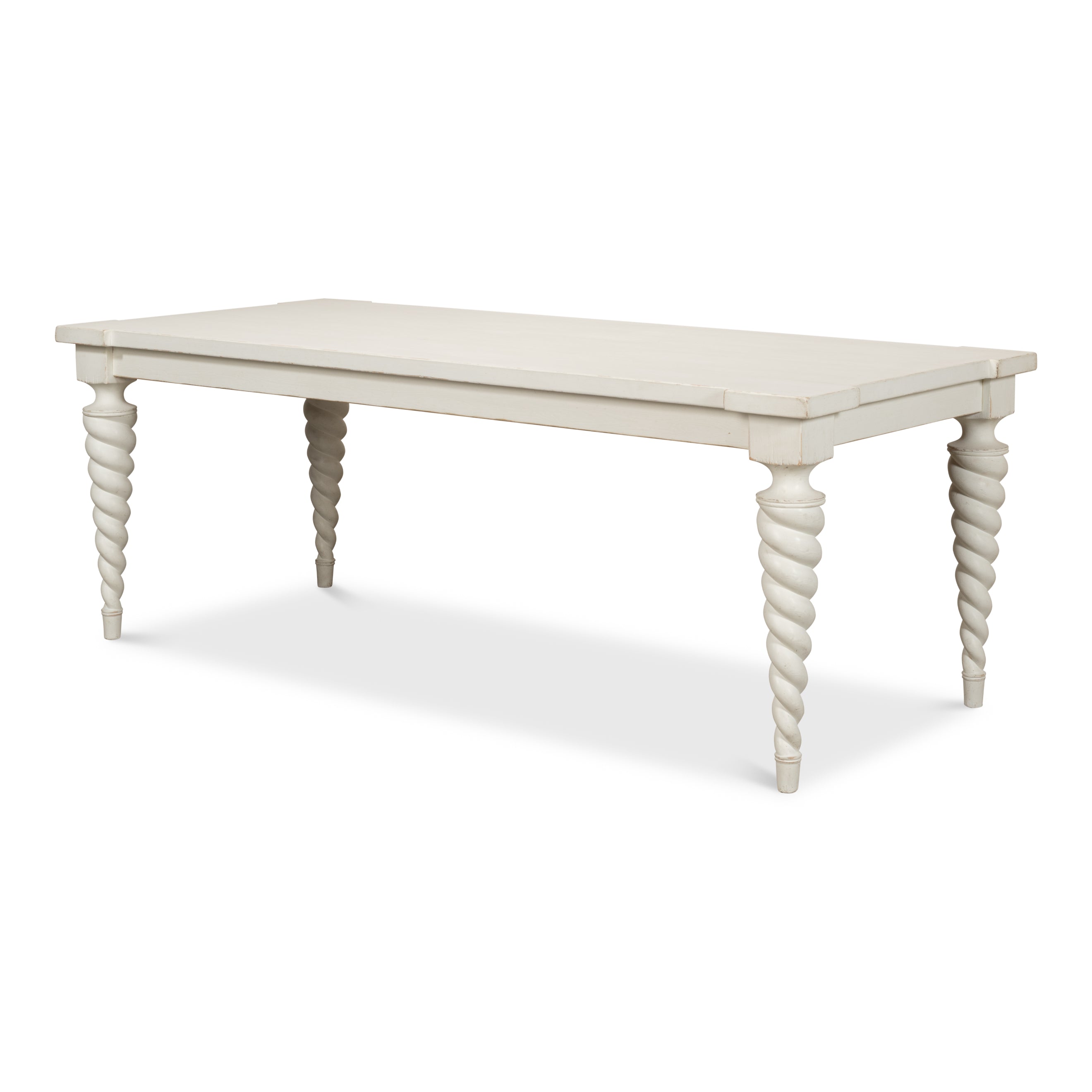 Teagan Dining Table - Antique White
