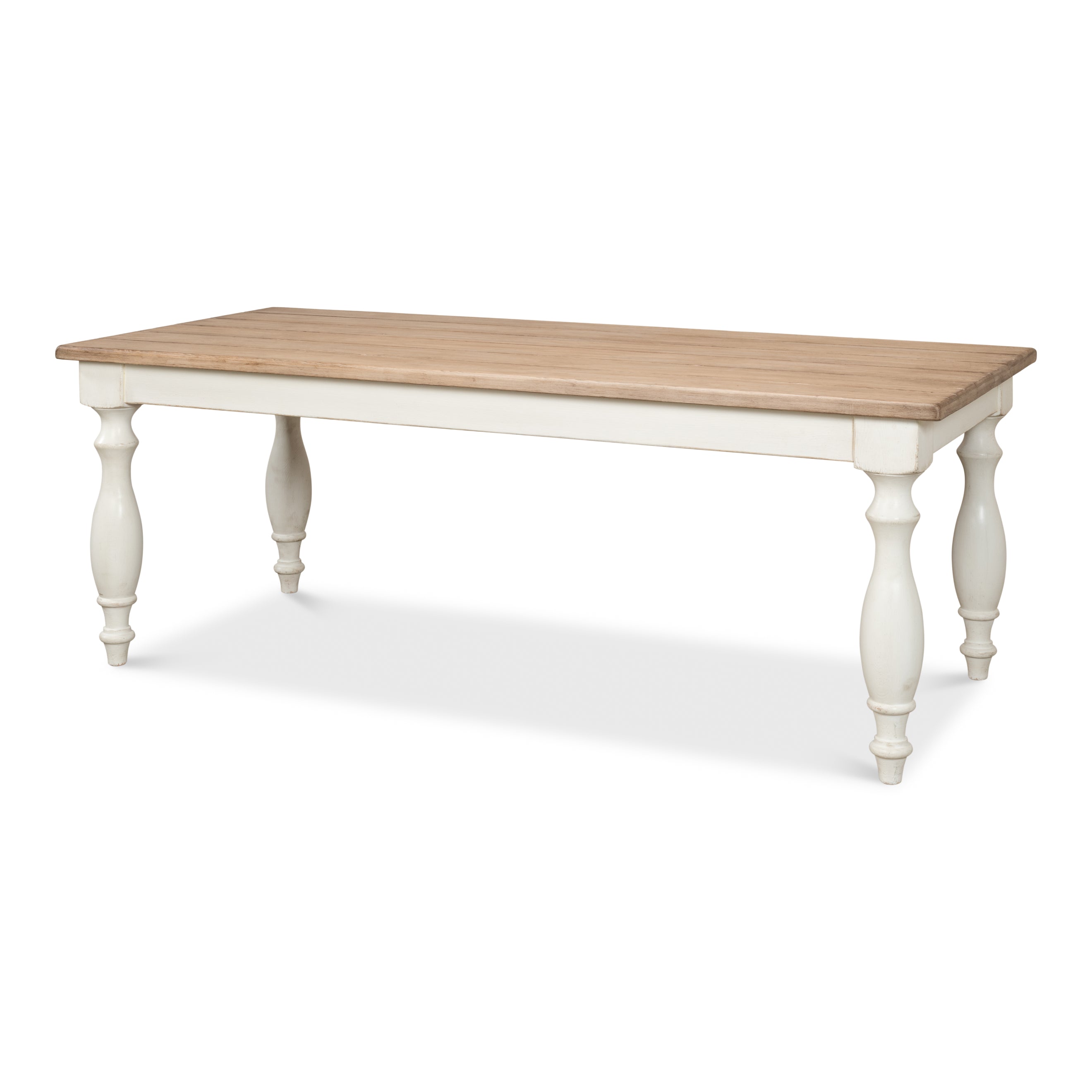 Brie Dining Table - Antique White