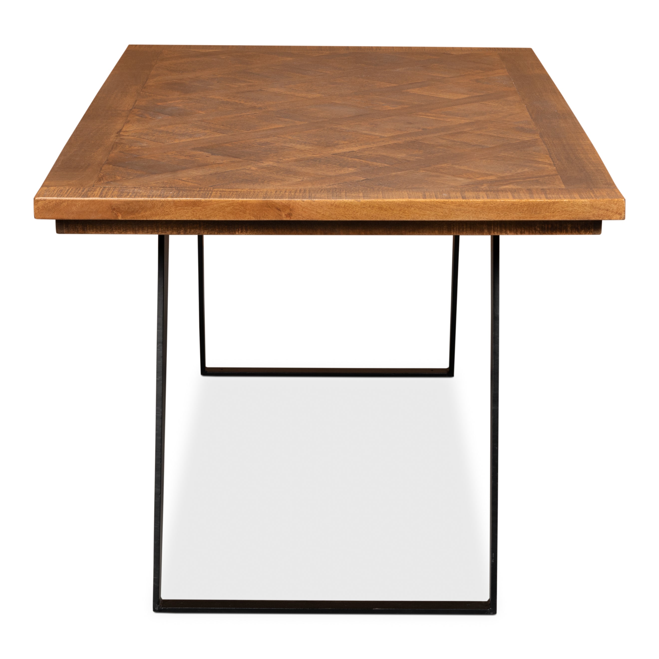 Paige Parquet Top Dining Table
