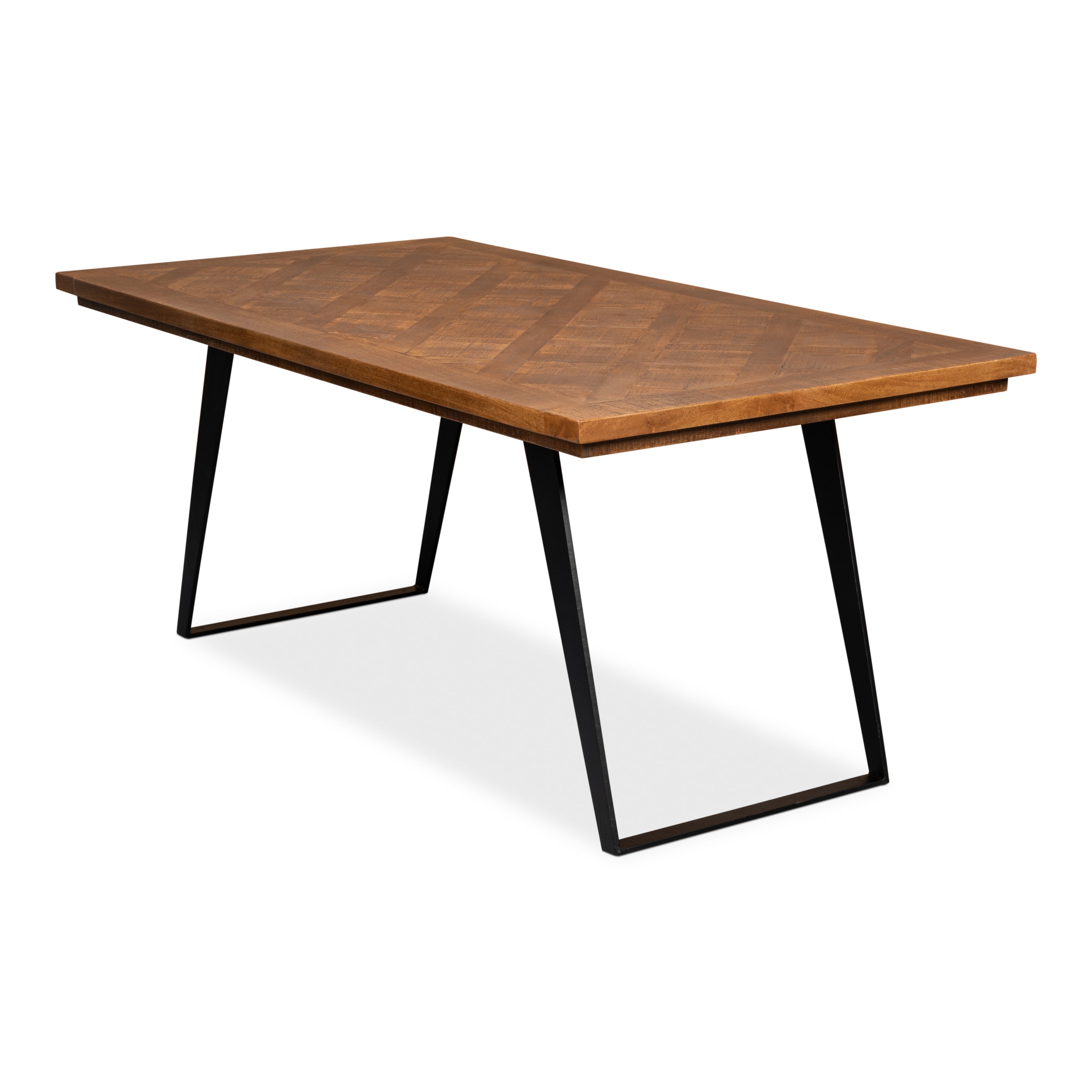 Paige Parquet Top Dining Table