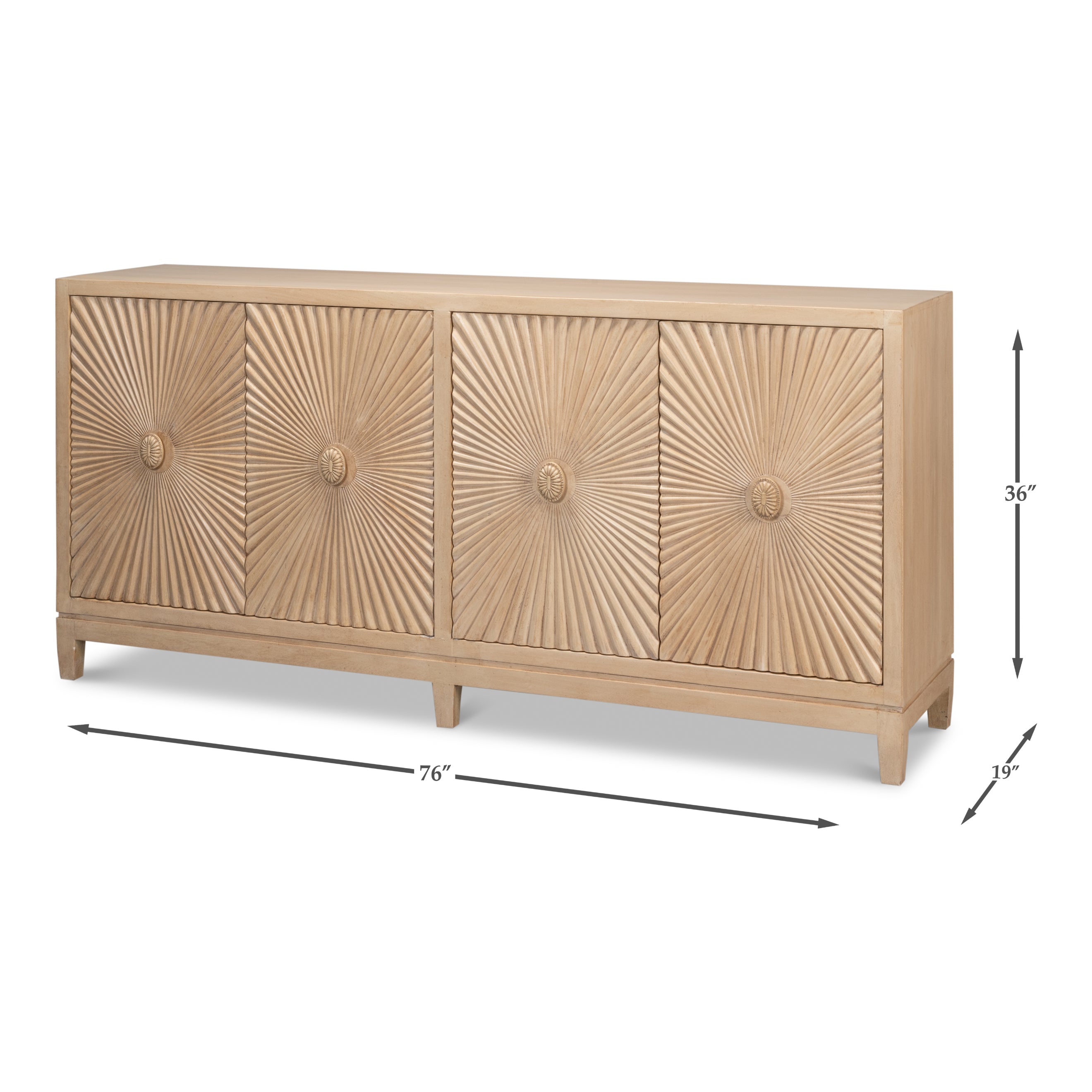 Rayon Four Door Sideboard
