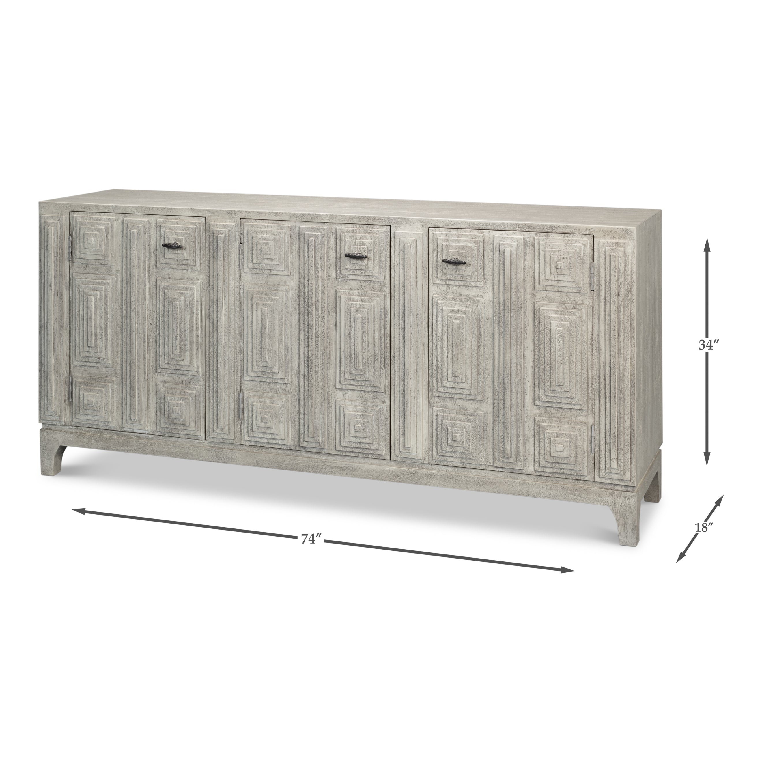 Rafina Three Door Sideboard