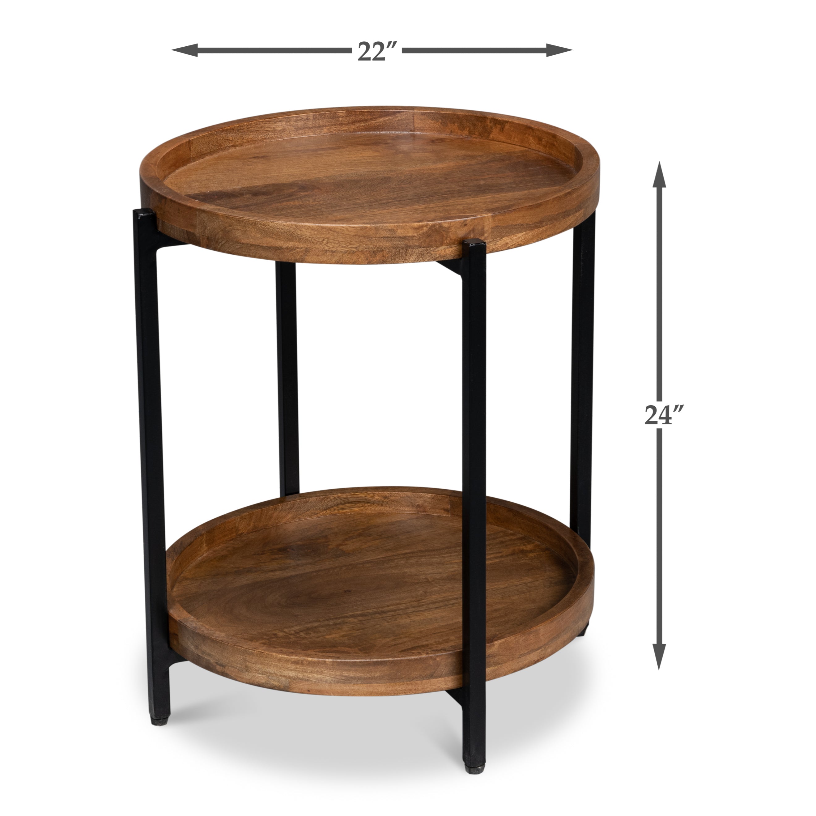 Profile Round End Table