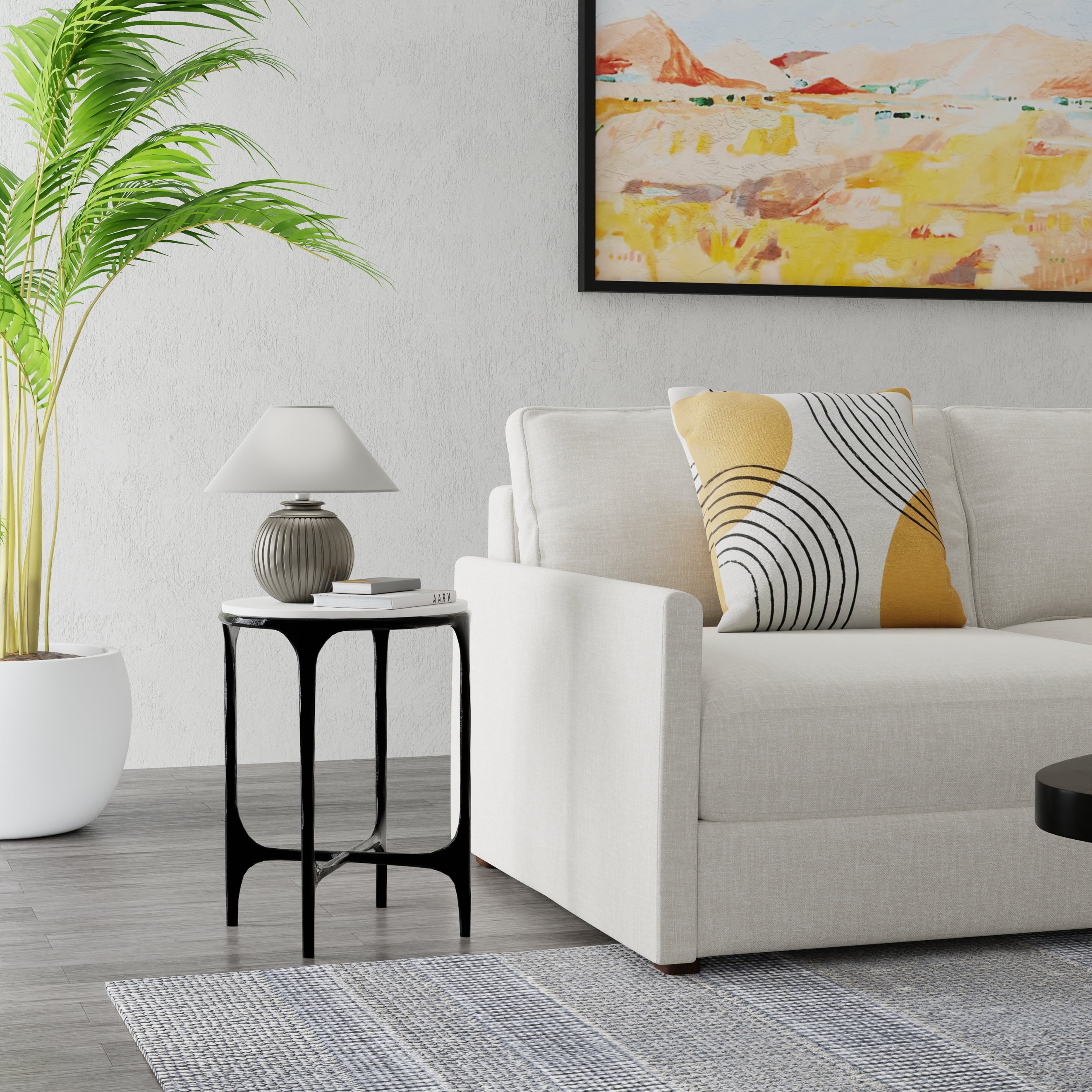 Anapa Round End Table