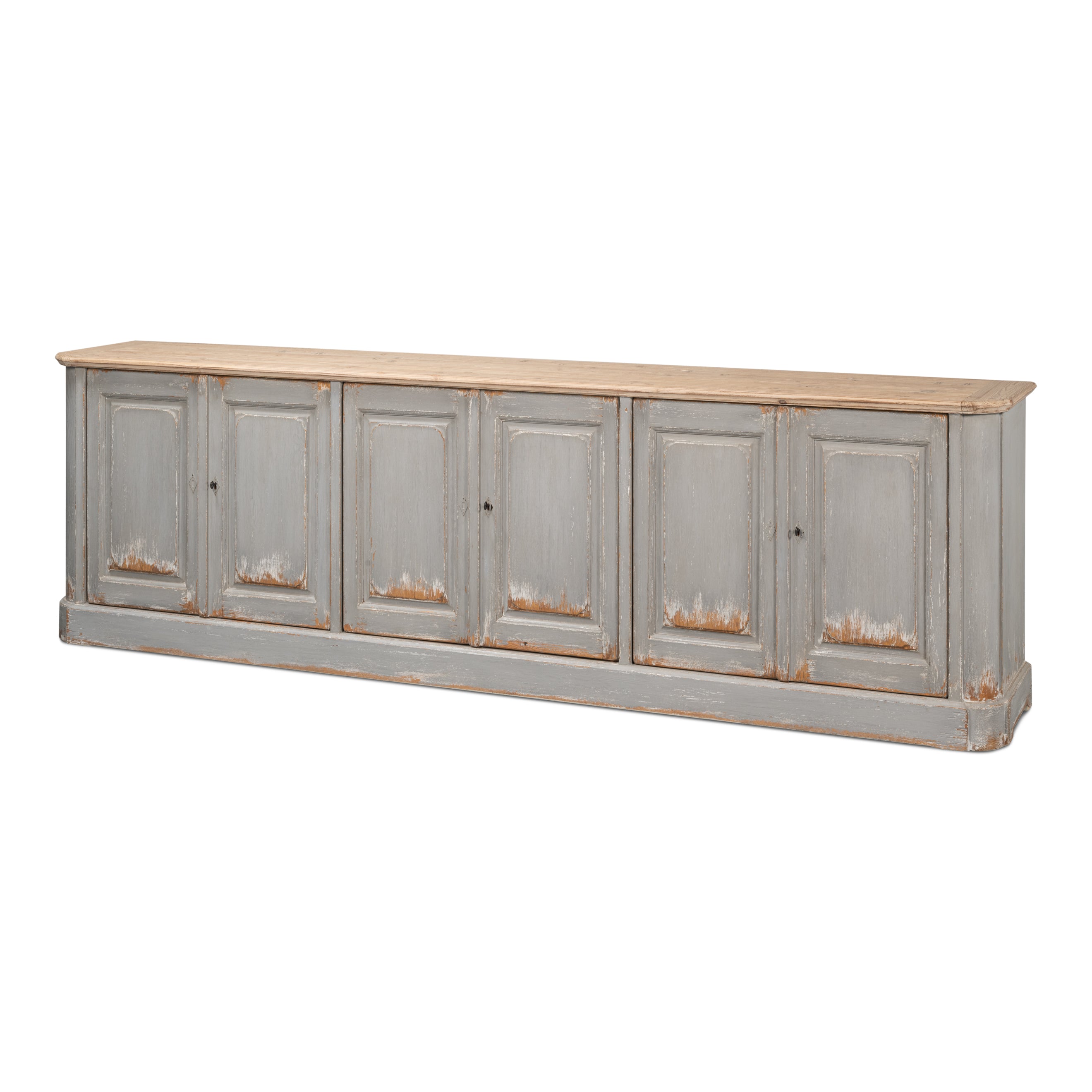 Karlsson Antique Swedish Gray Sideboard
