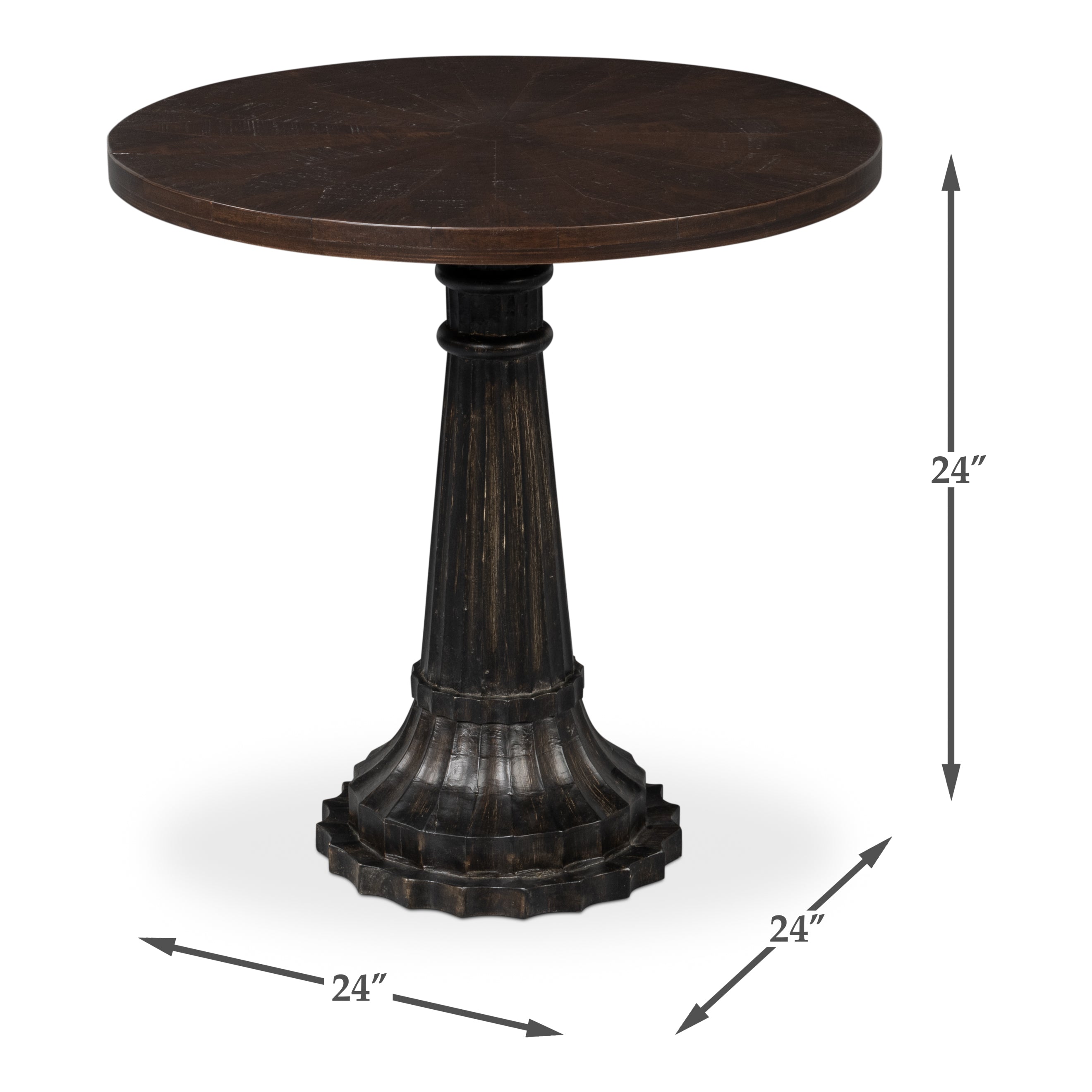 Alister Round End Table