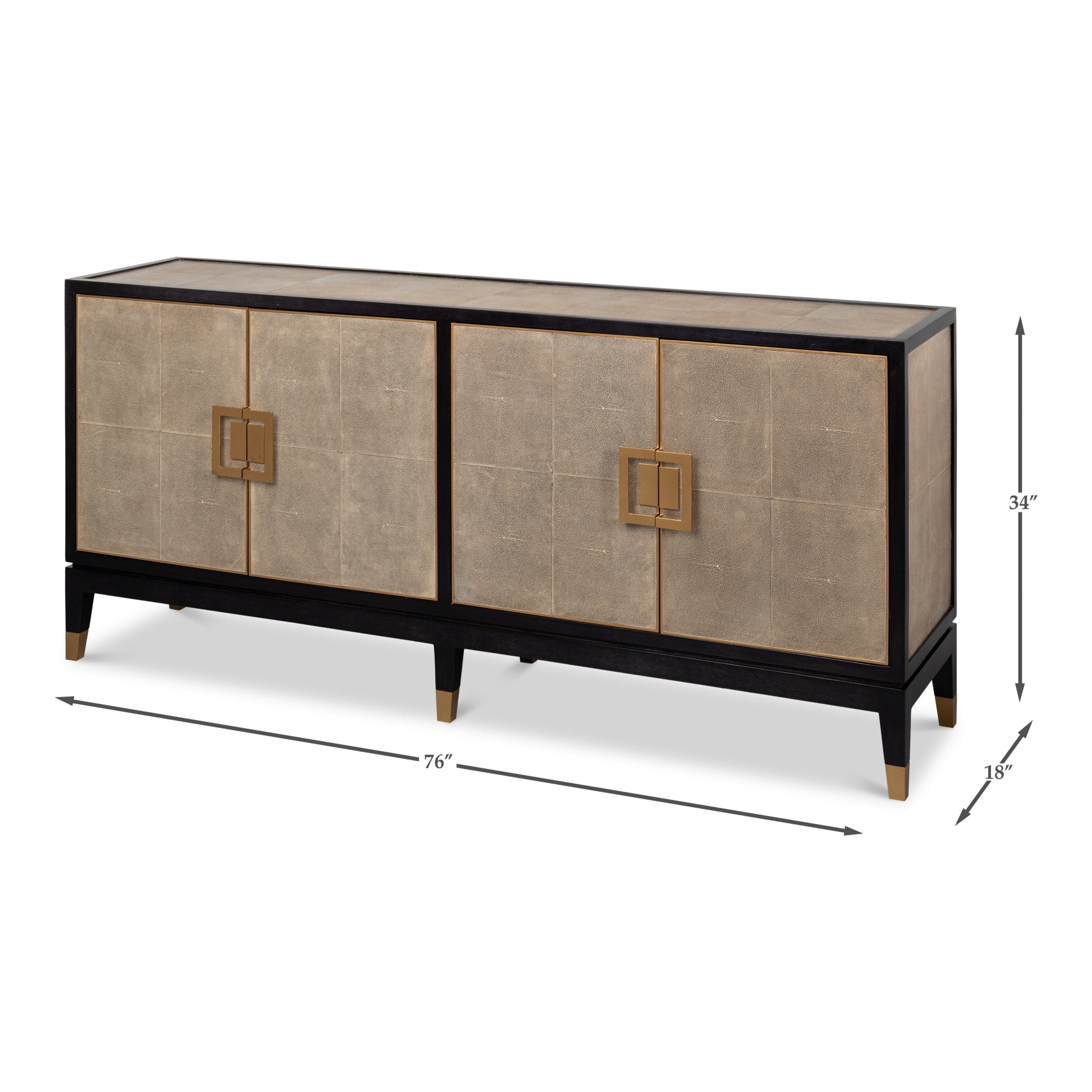 Beto 4-Door Sideboard