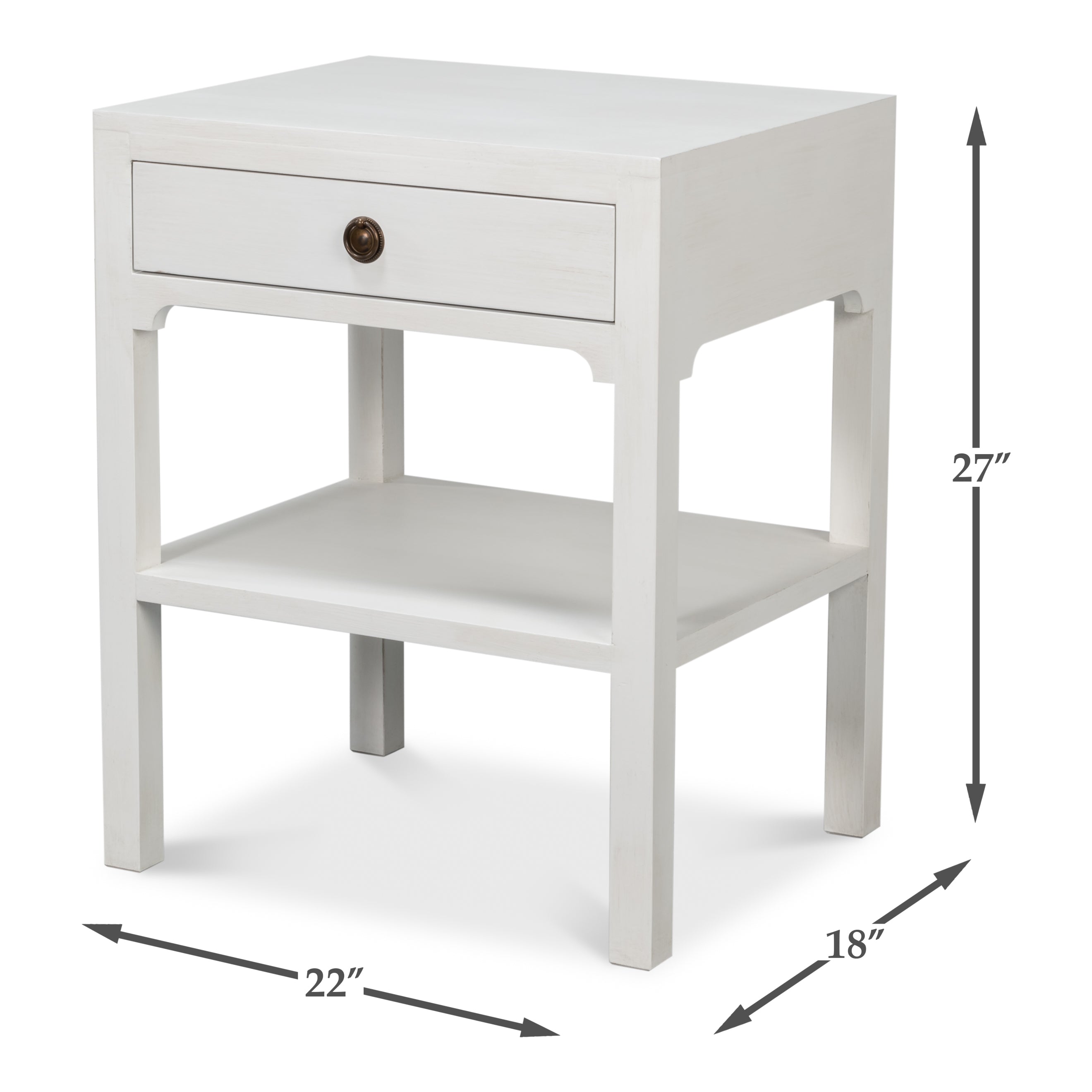 Windy Single Drawer Side Table