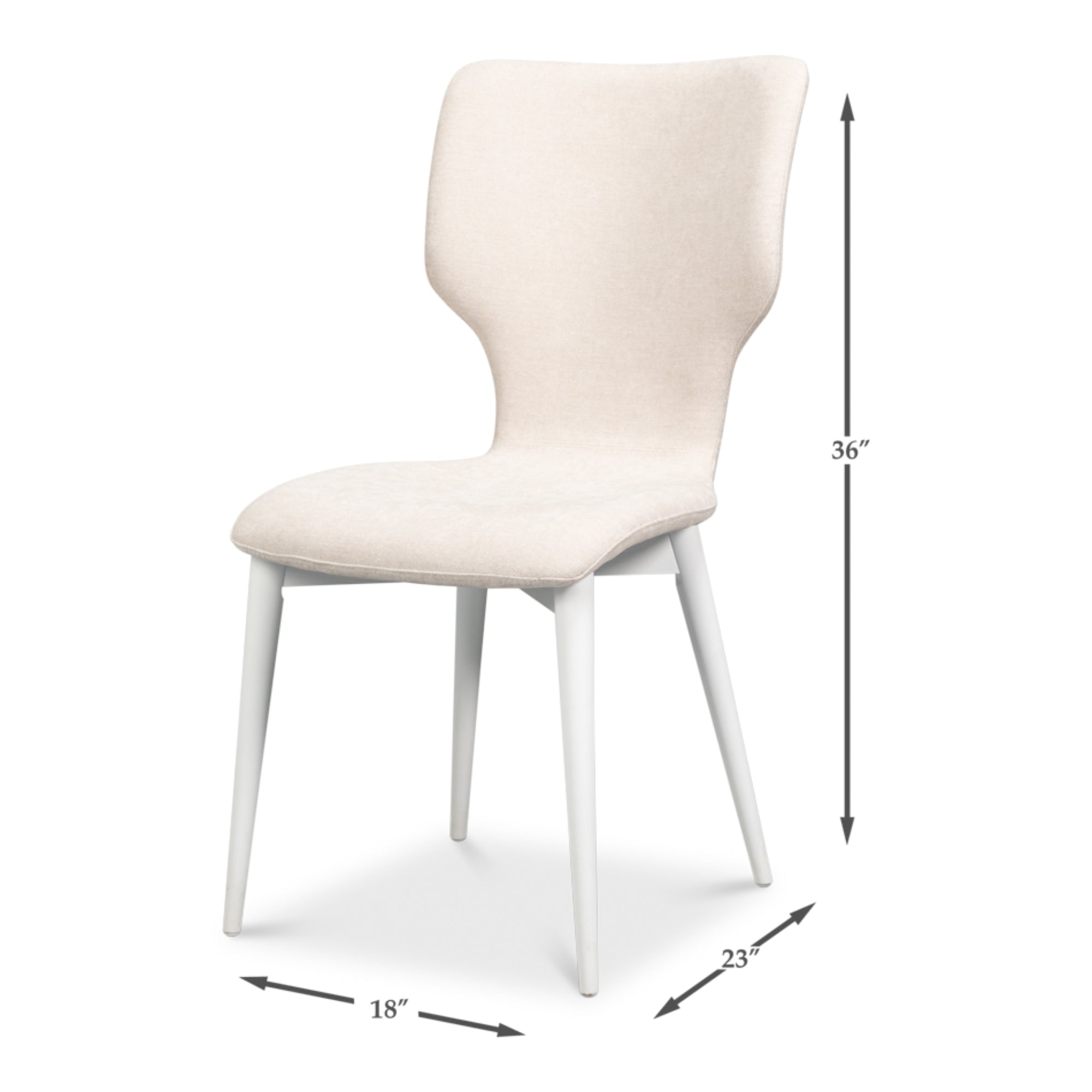 Contour Sidechair - Cortina White