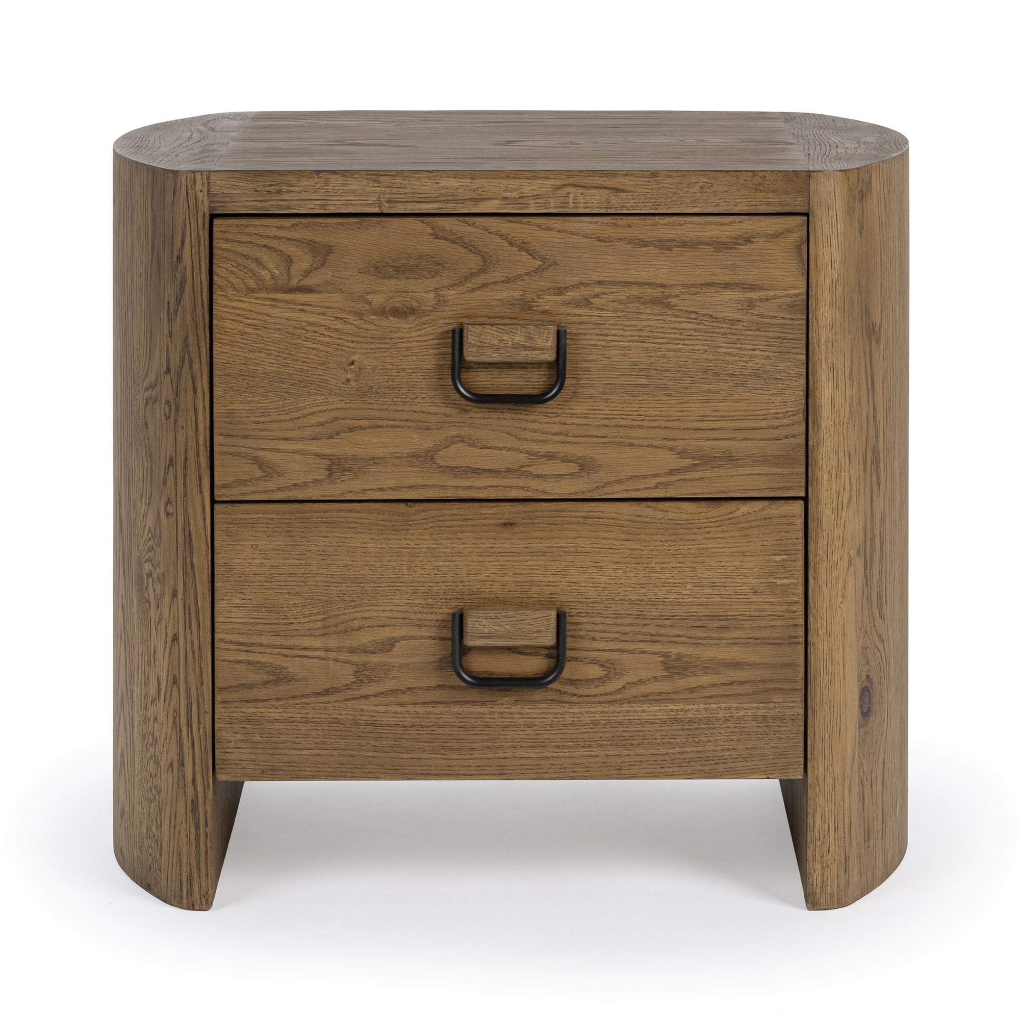 Kyrie 2 Drawer Nightstand - Tawny Brown