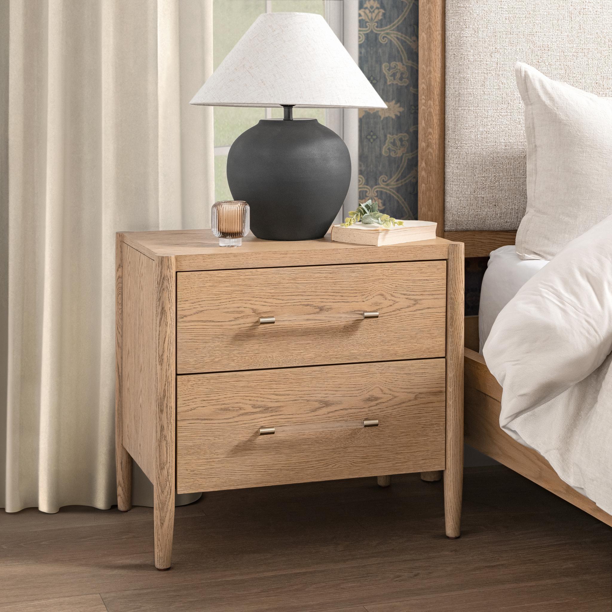 Alisen 2 Drawer Nightstand - Napa Grove