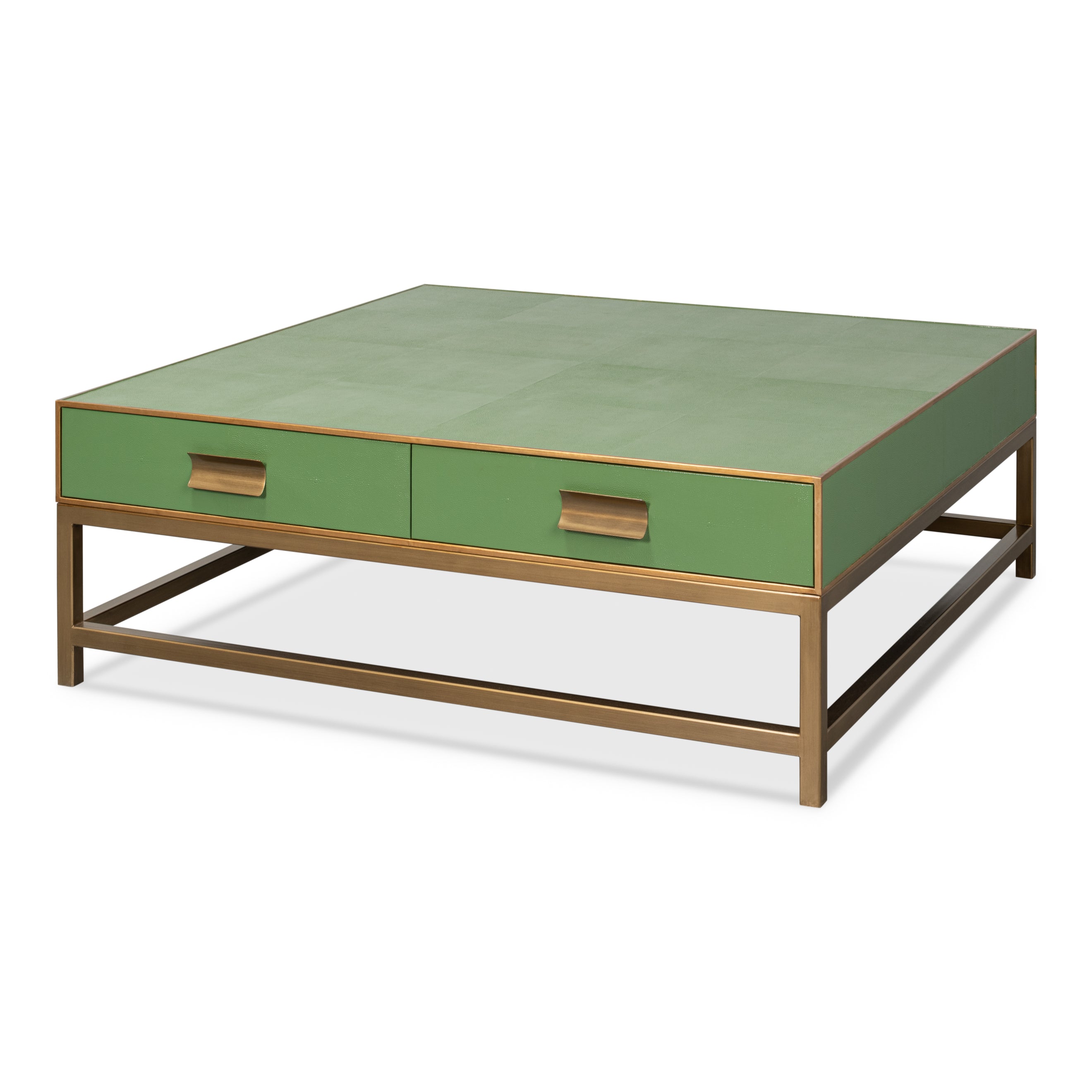Gideon Shagreen Square Coffee Table