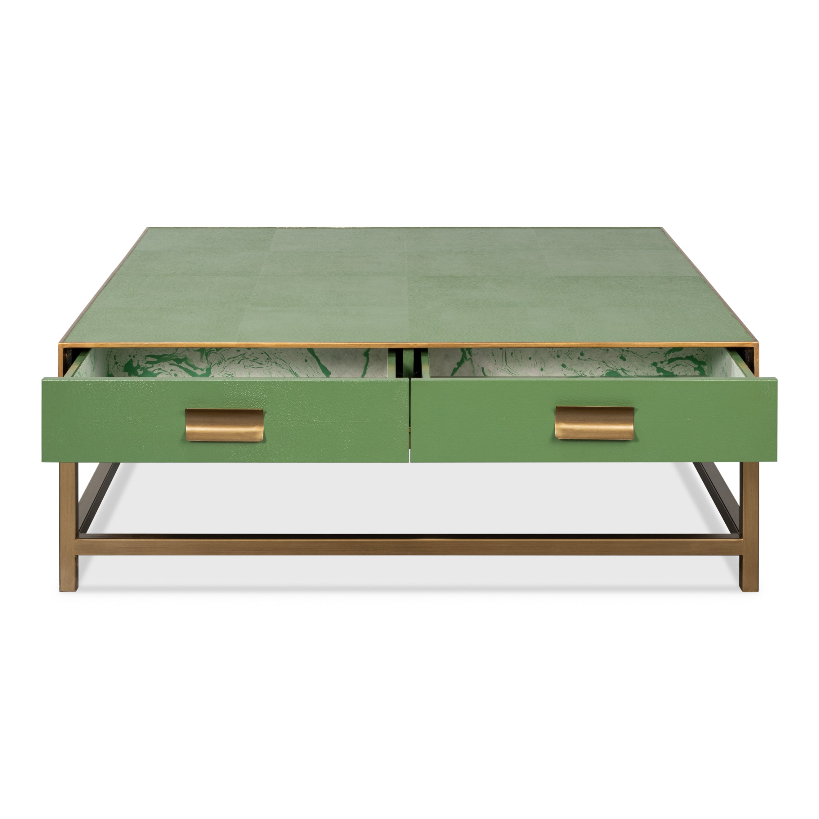 Gideon Shagreen Square Coffee Table
