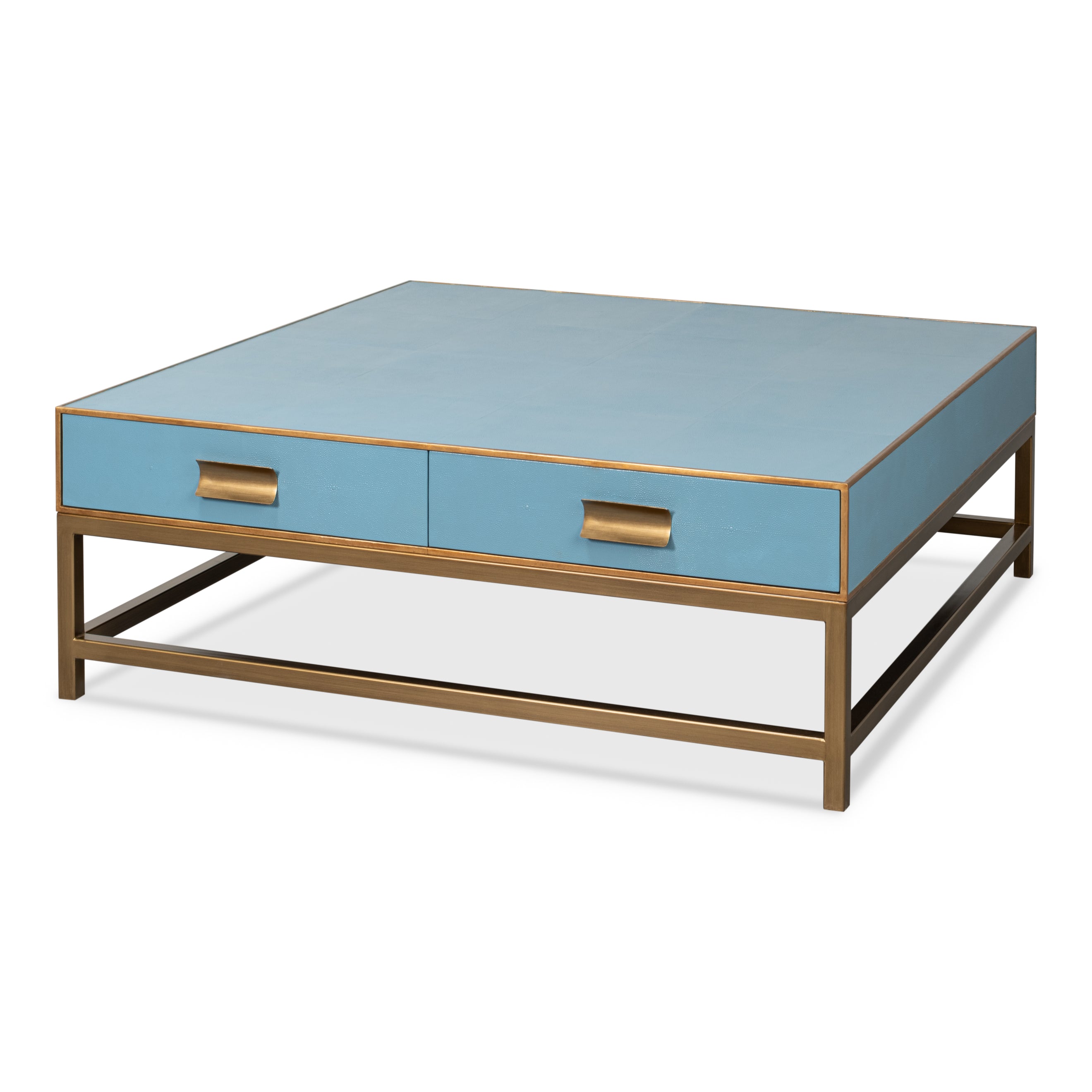 Gideon Shagreen Square Coffee Table