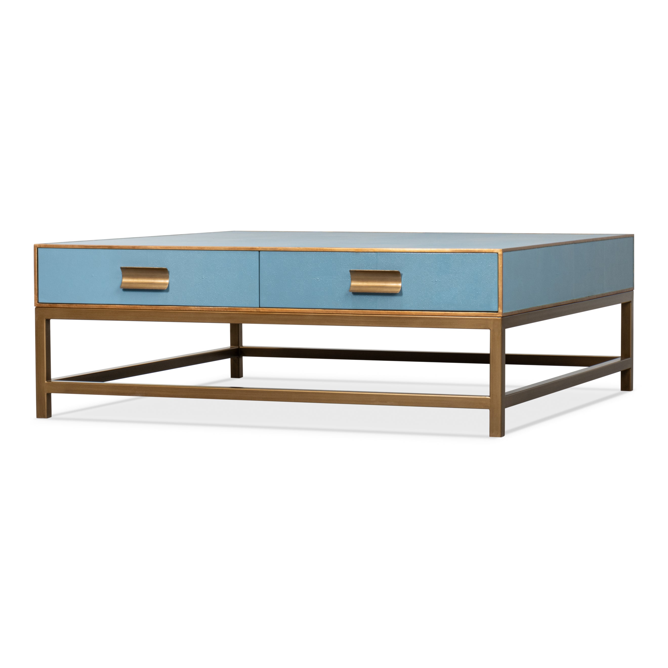 Gideon Shagreen Square Coffee Table