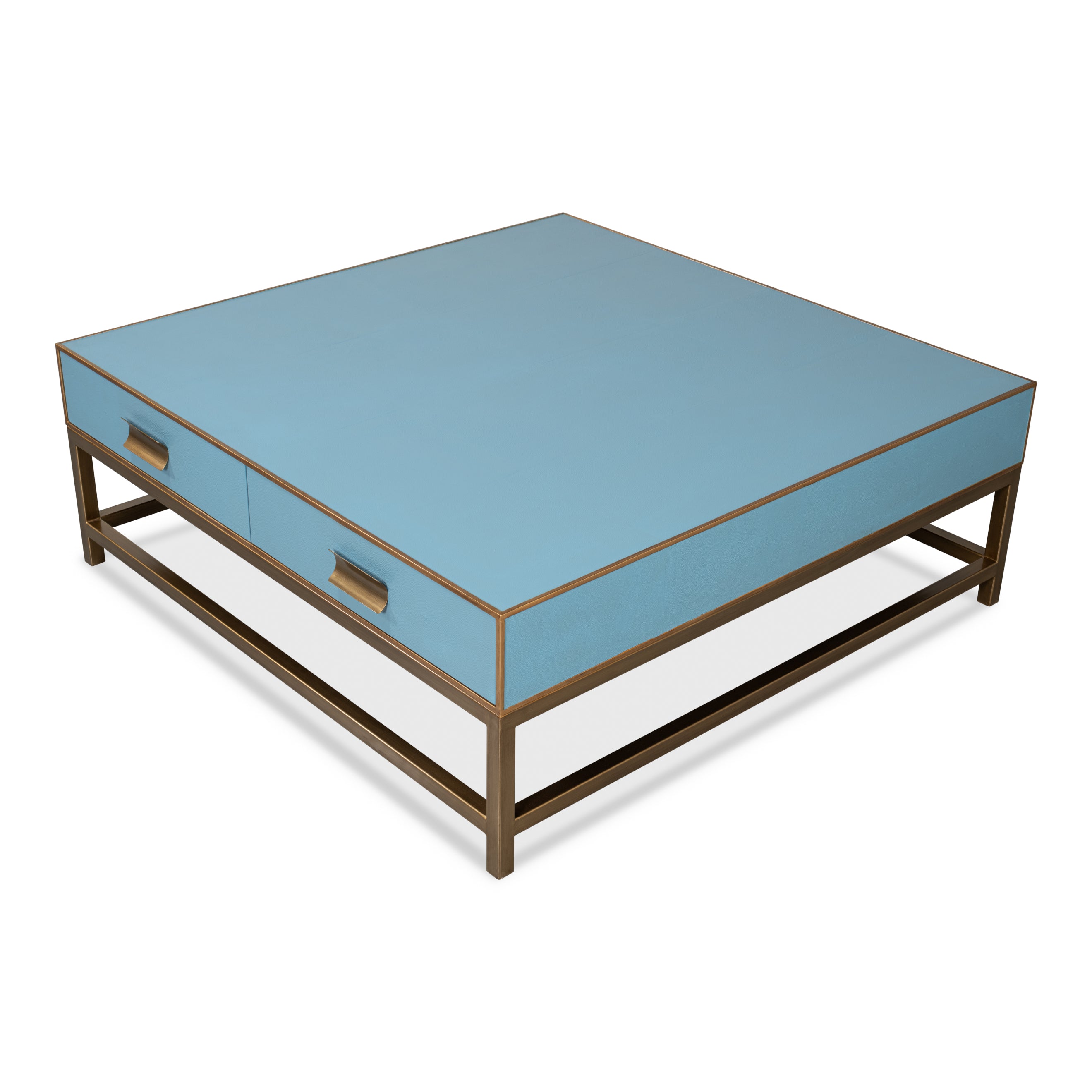 Gideon Shagreen Square Coffee Table