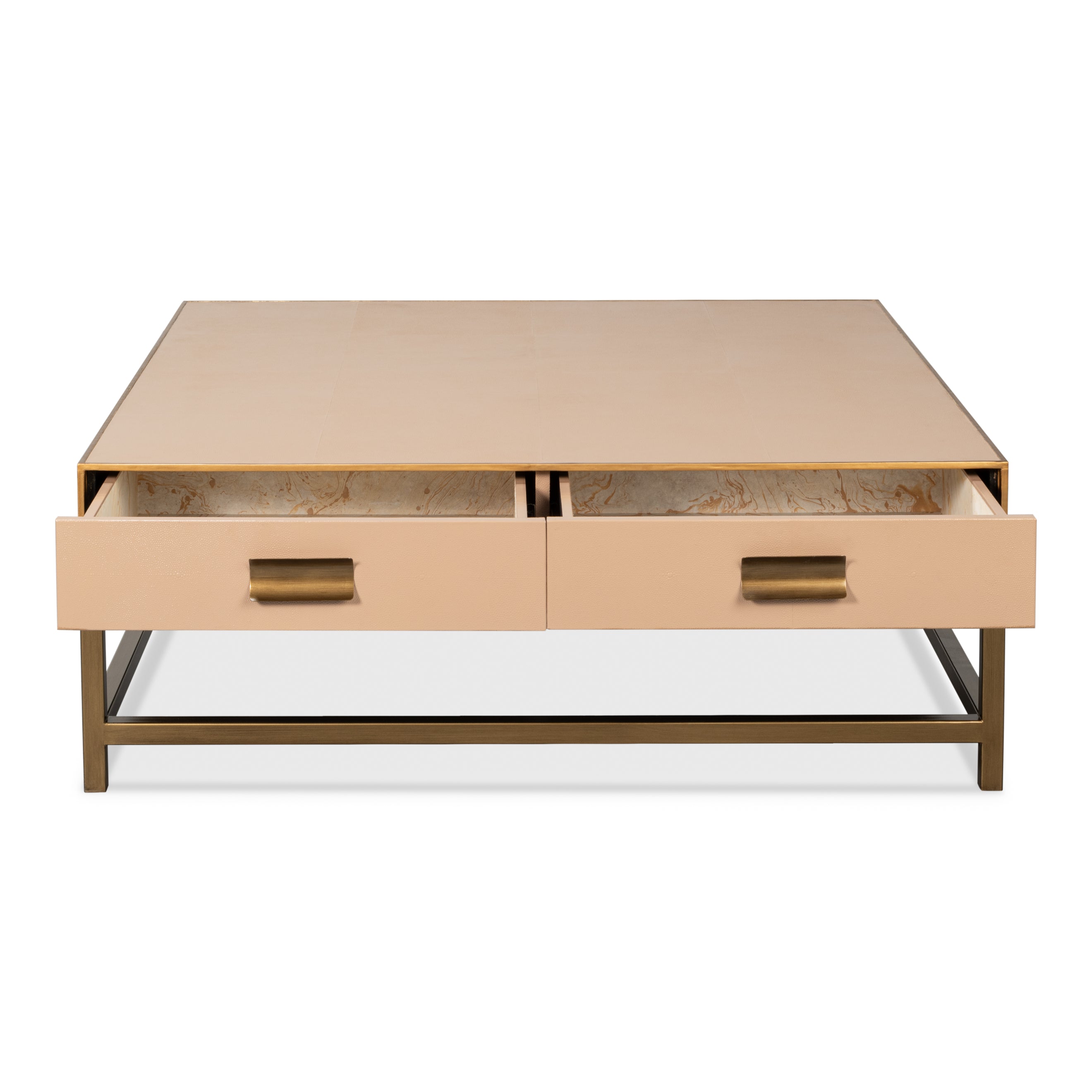 Gideon Shagreen Square Coffee Table