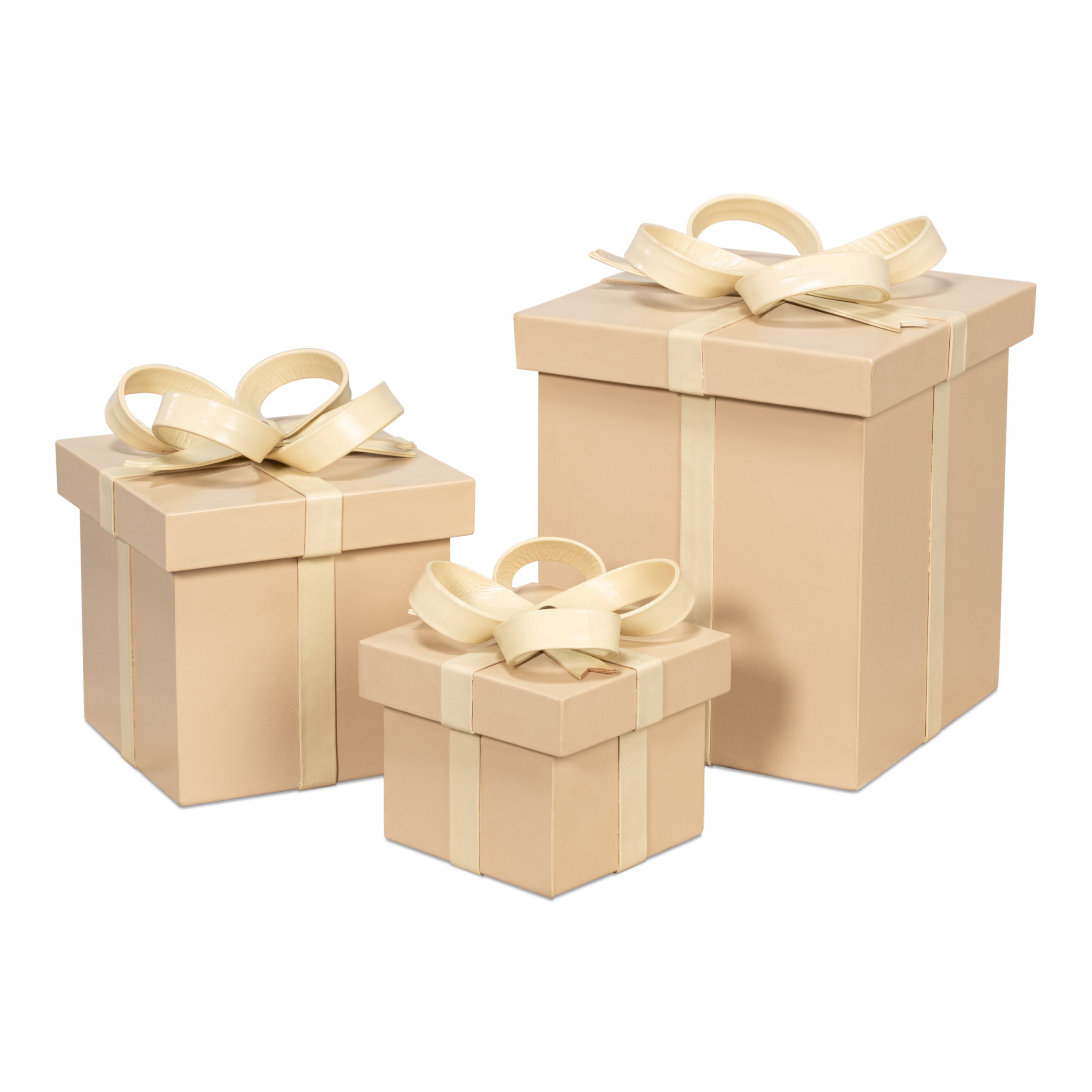 Ferrell Leather Holiday Boxes - Set of 3