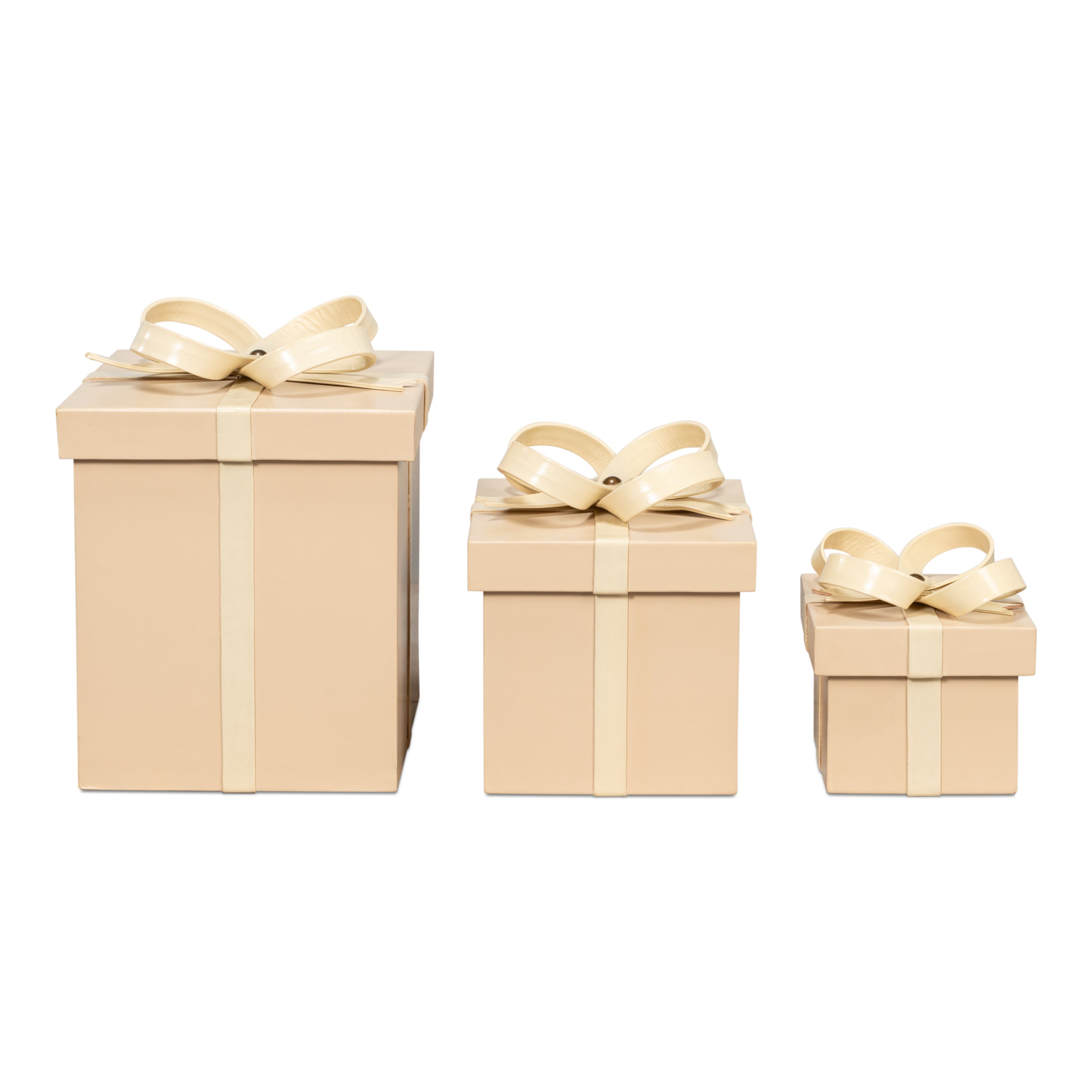 Ferrell Leather Holiday Boxes - Set of 3