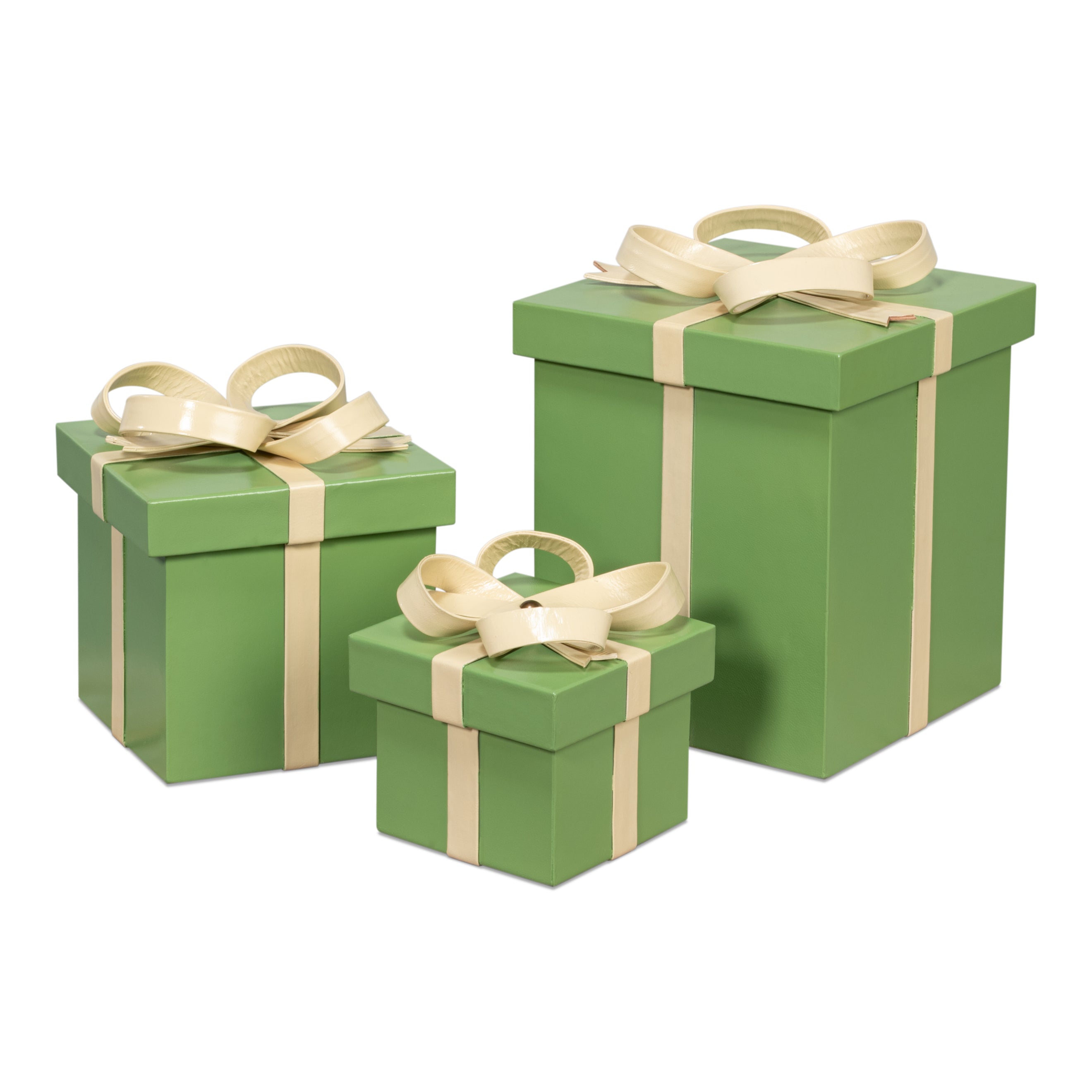 Ferrell Leather Holiday Boxes - Set of 3