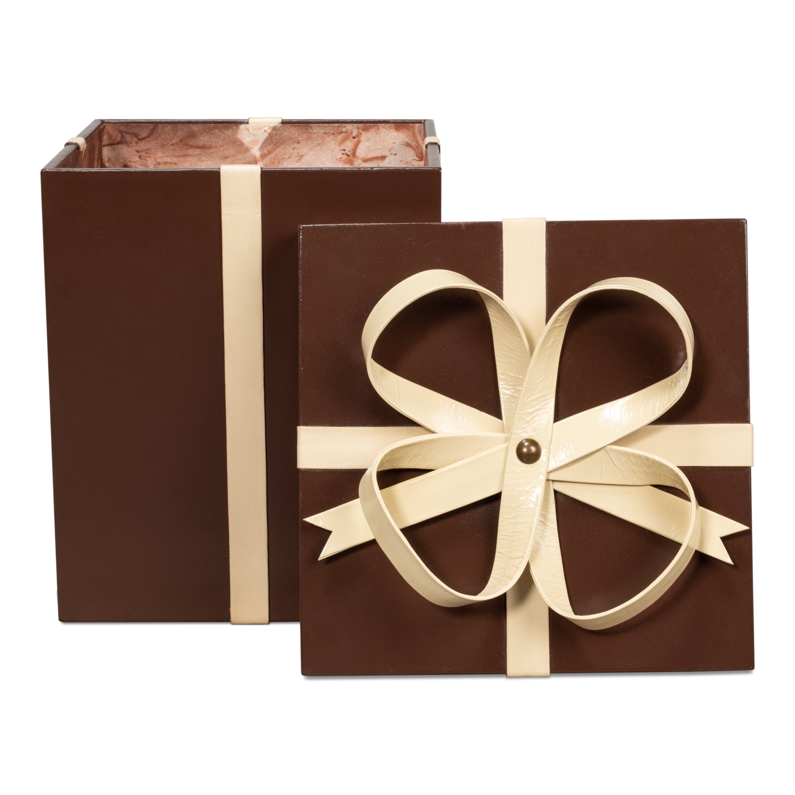 Ferrell Leather Holiday Boxes - Set of 3