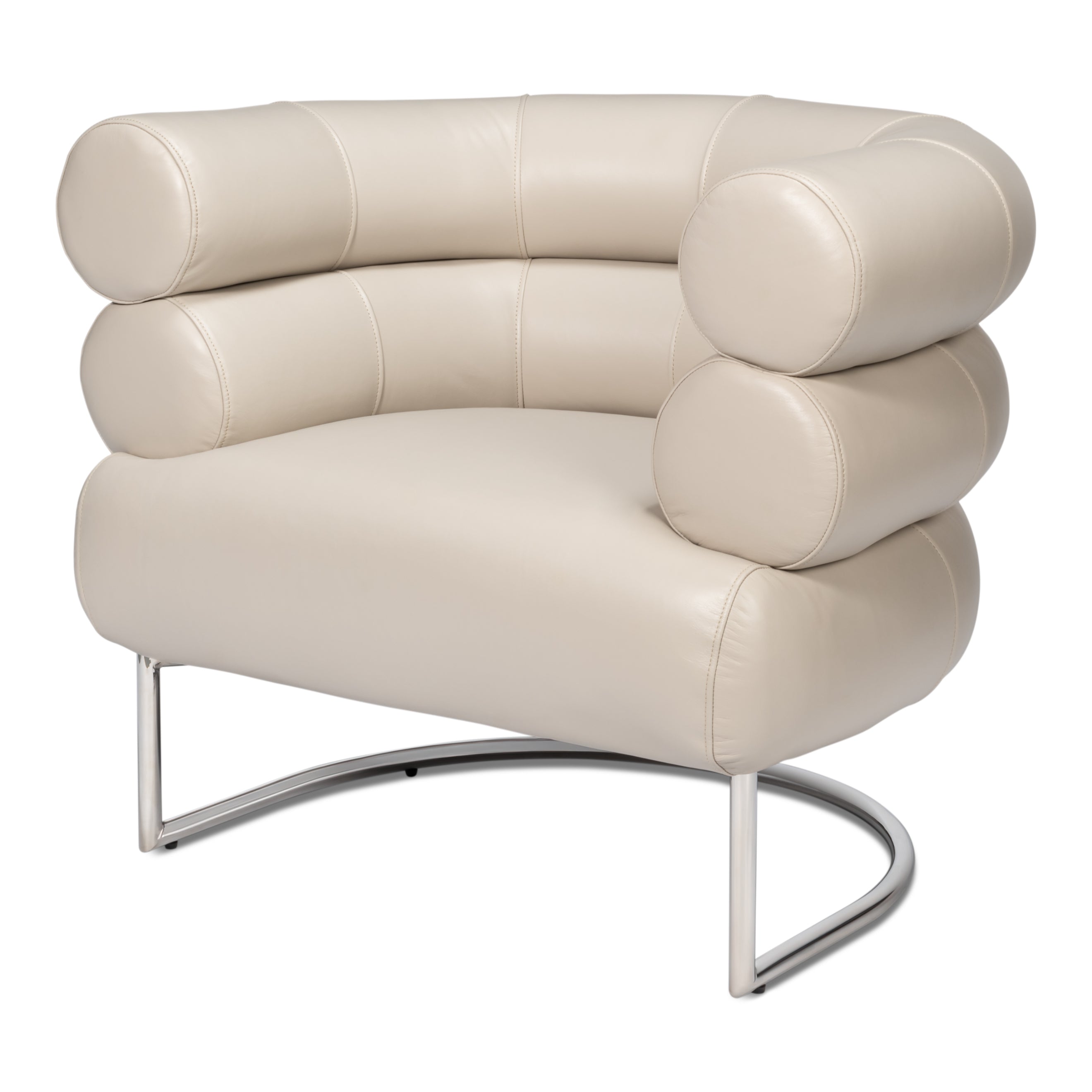 Rondo Occasional Leather Chair - White